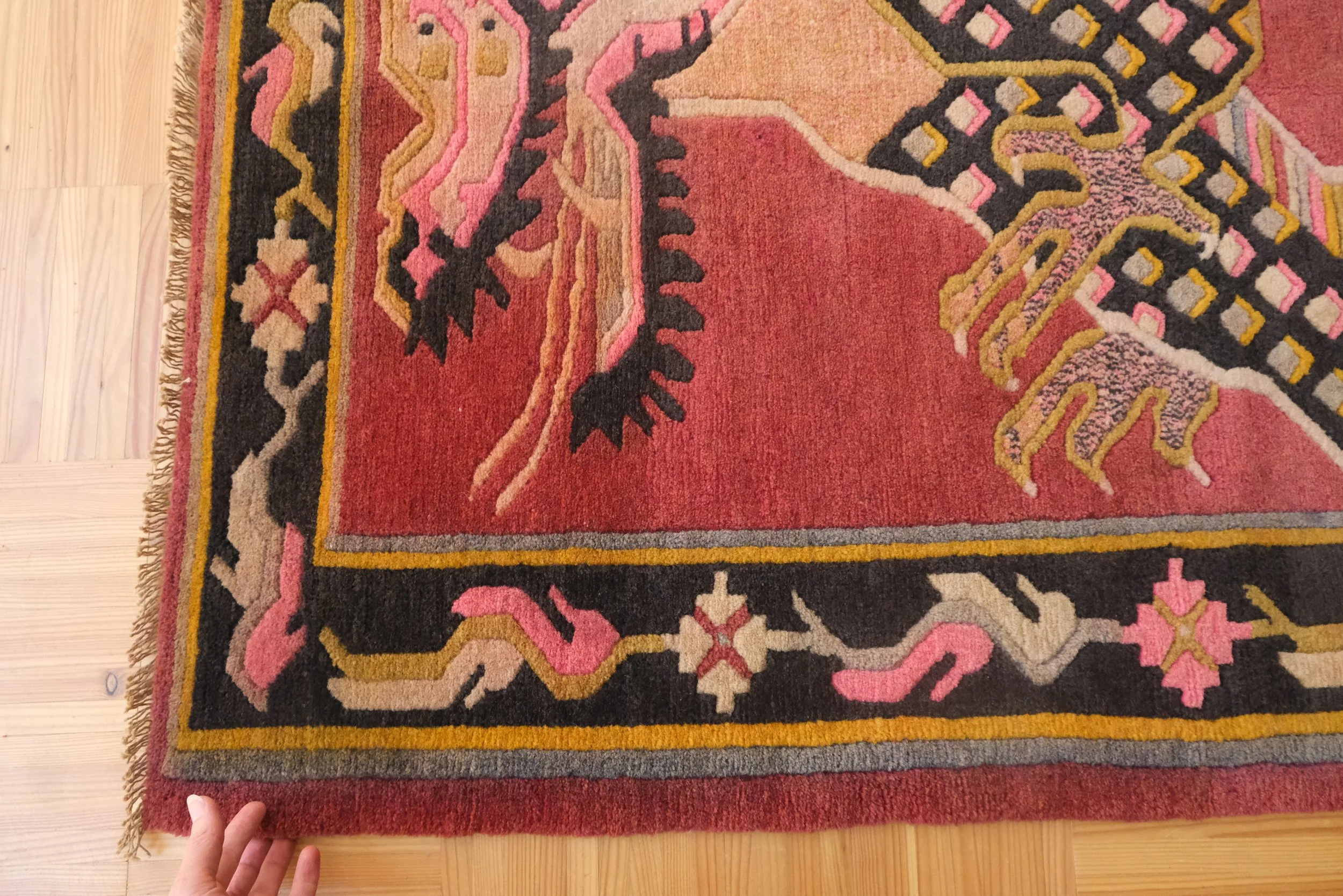 hand knotted wool rugs