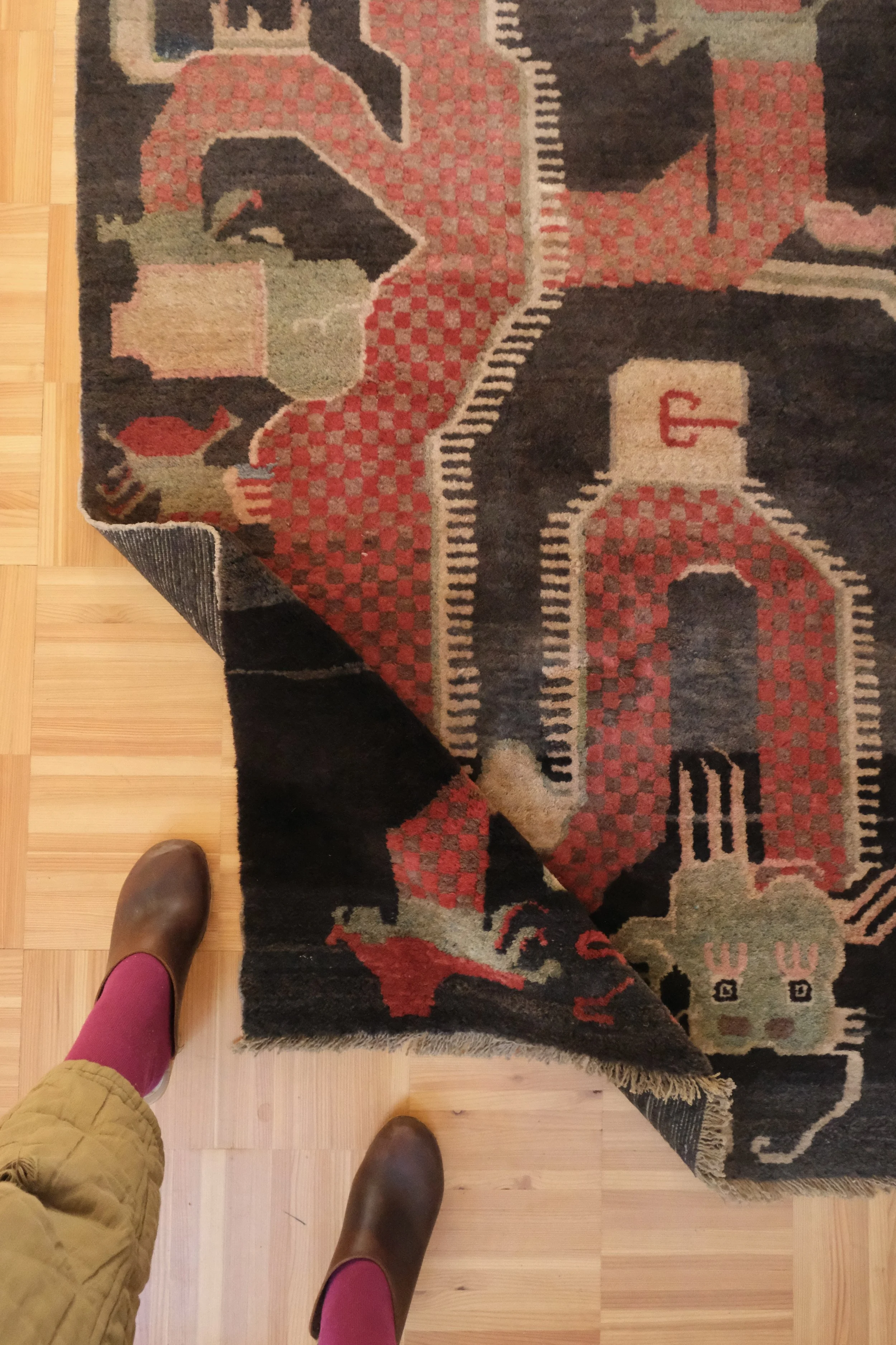 vintage dragon rugs