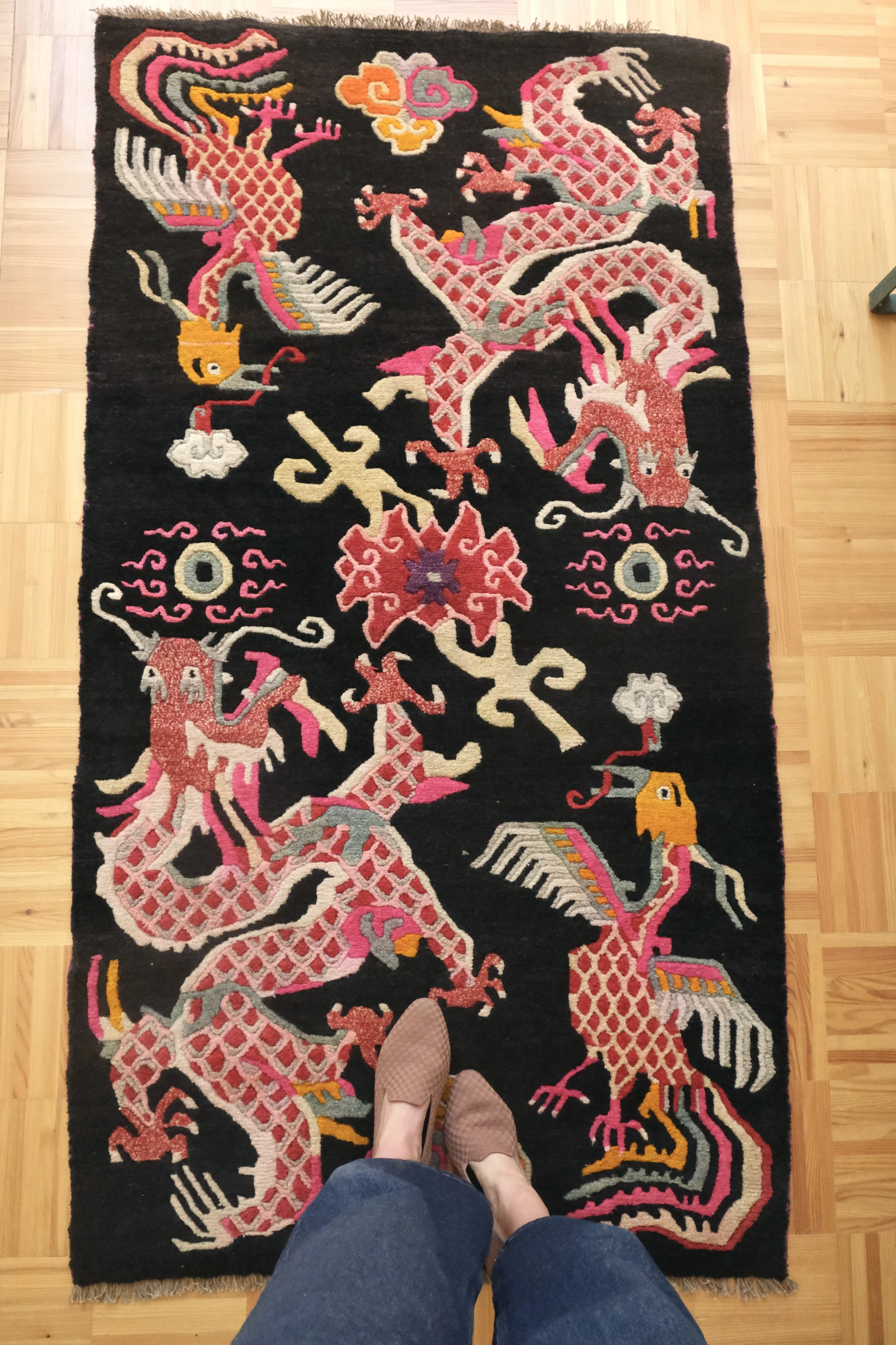 vintage Tibetan rugs