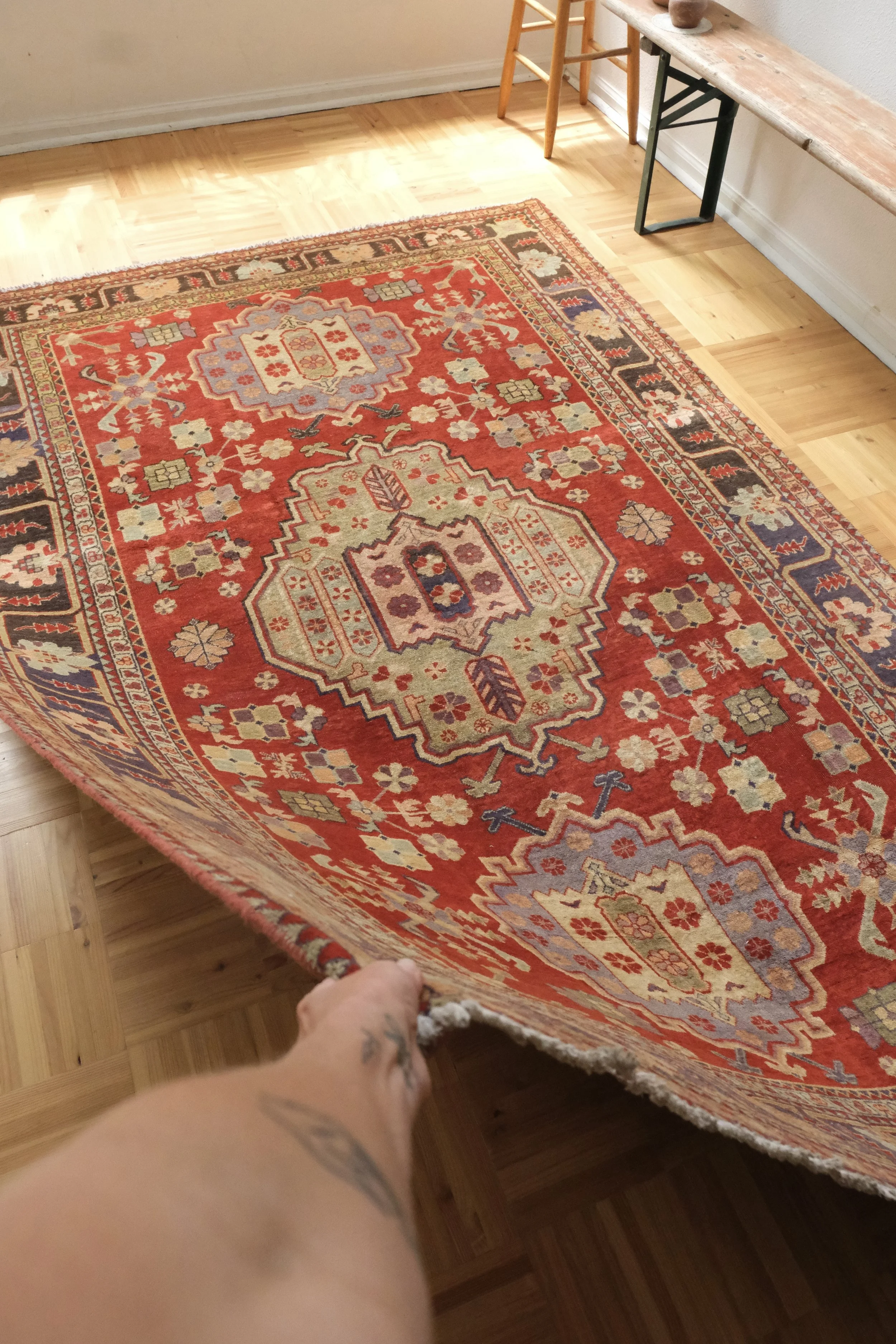 Experimental Vintage rugs, art and homewares