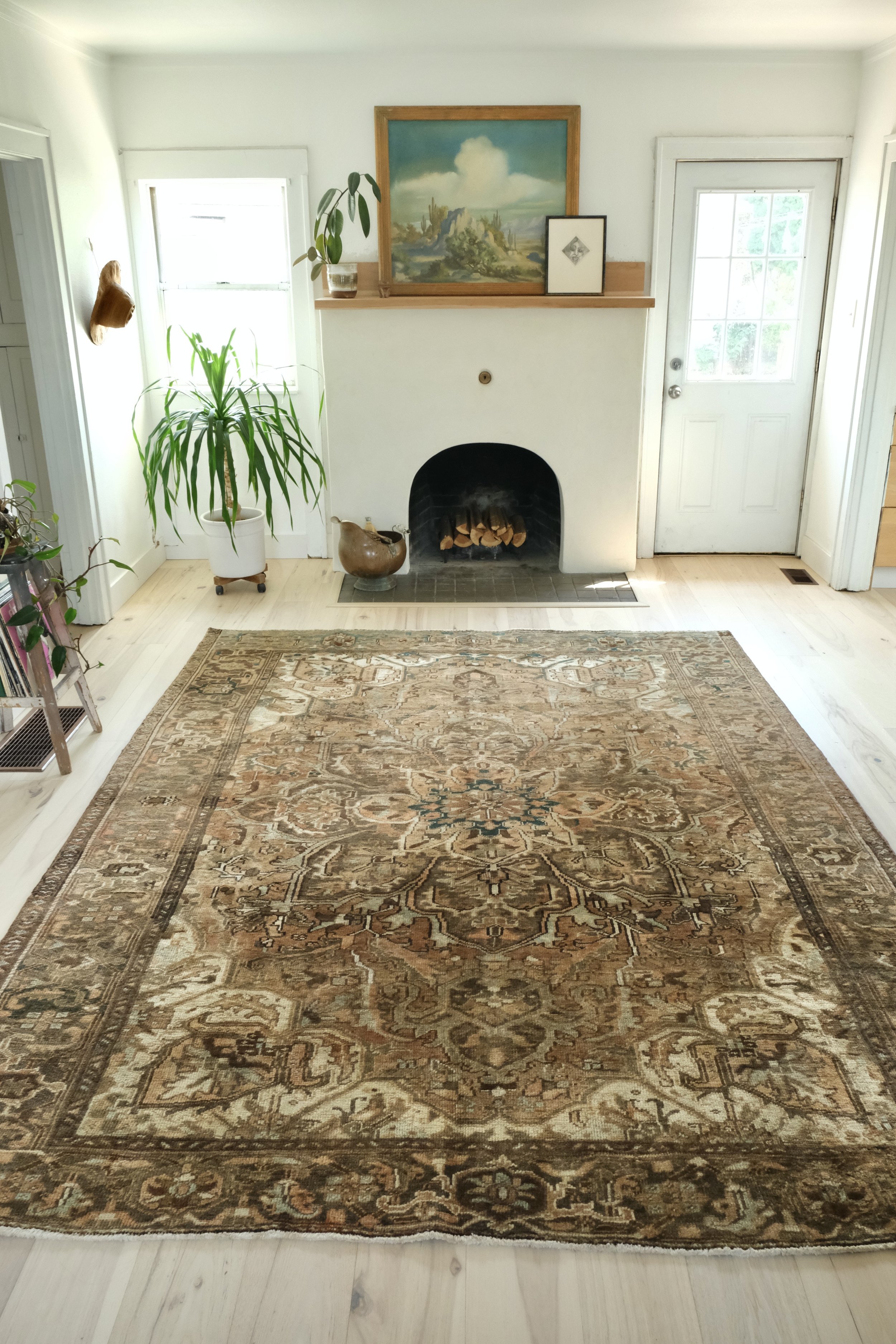 vintage heriz rug