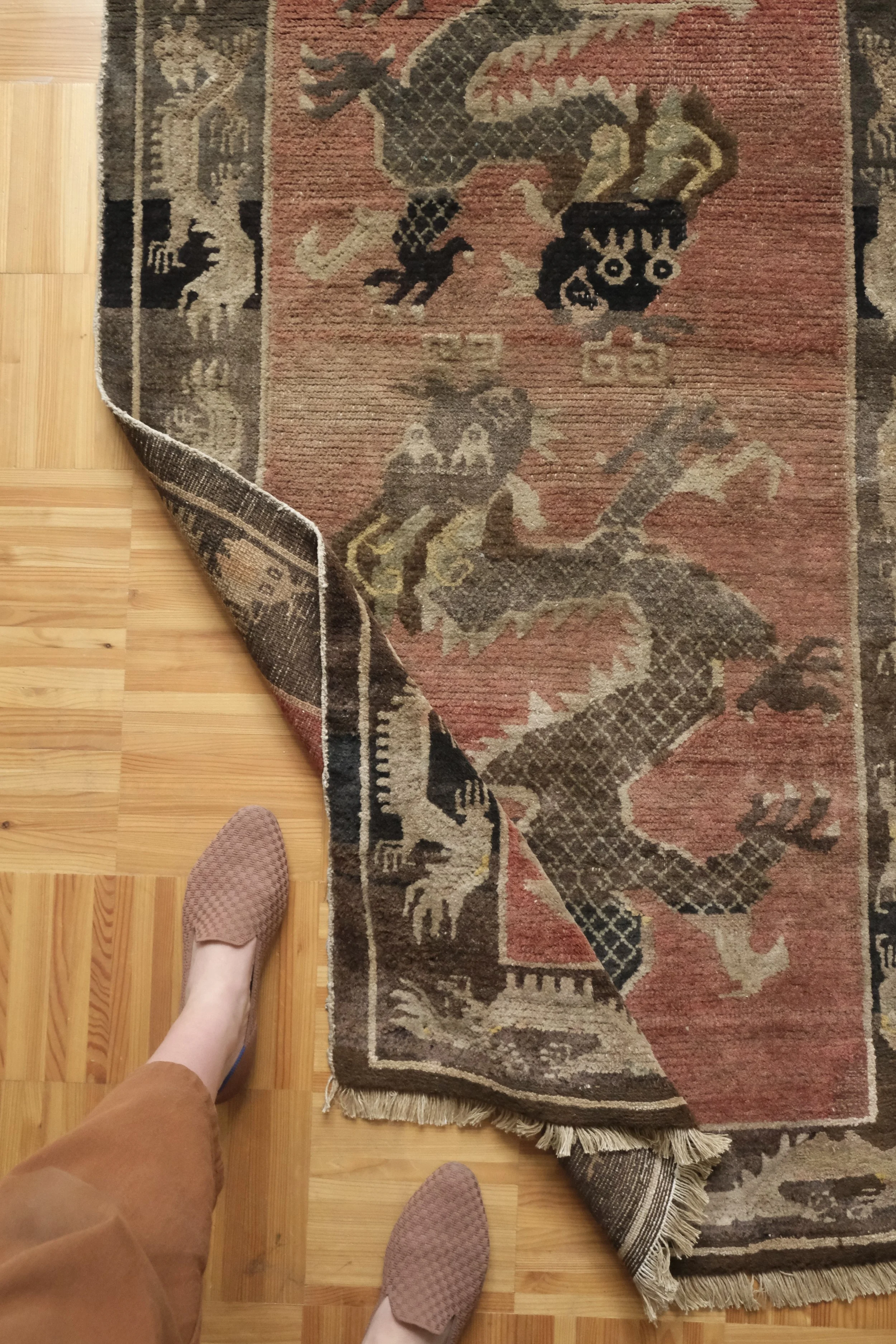 vintage dragon rugs