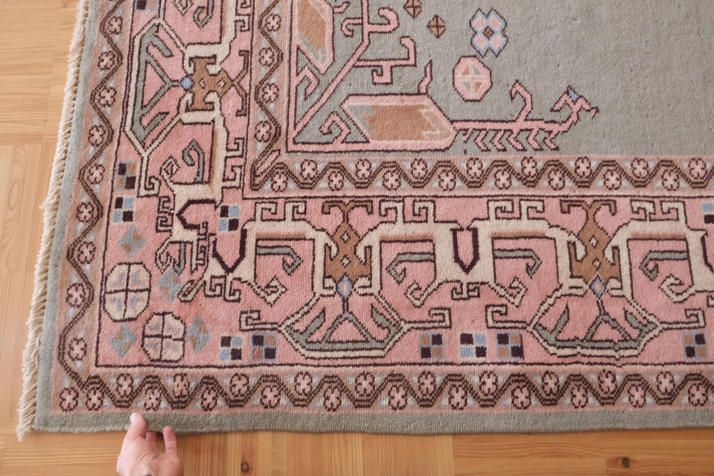 sage green rugs