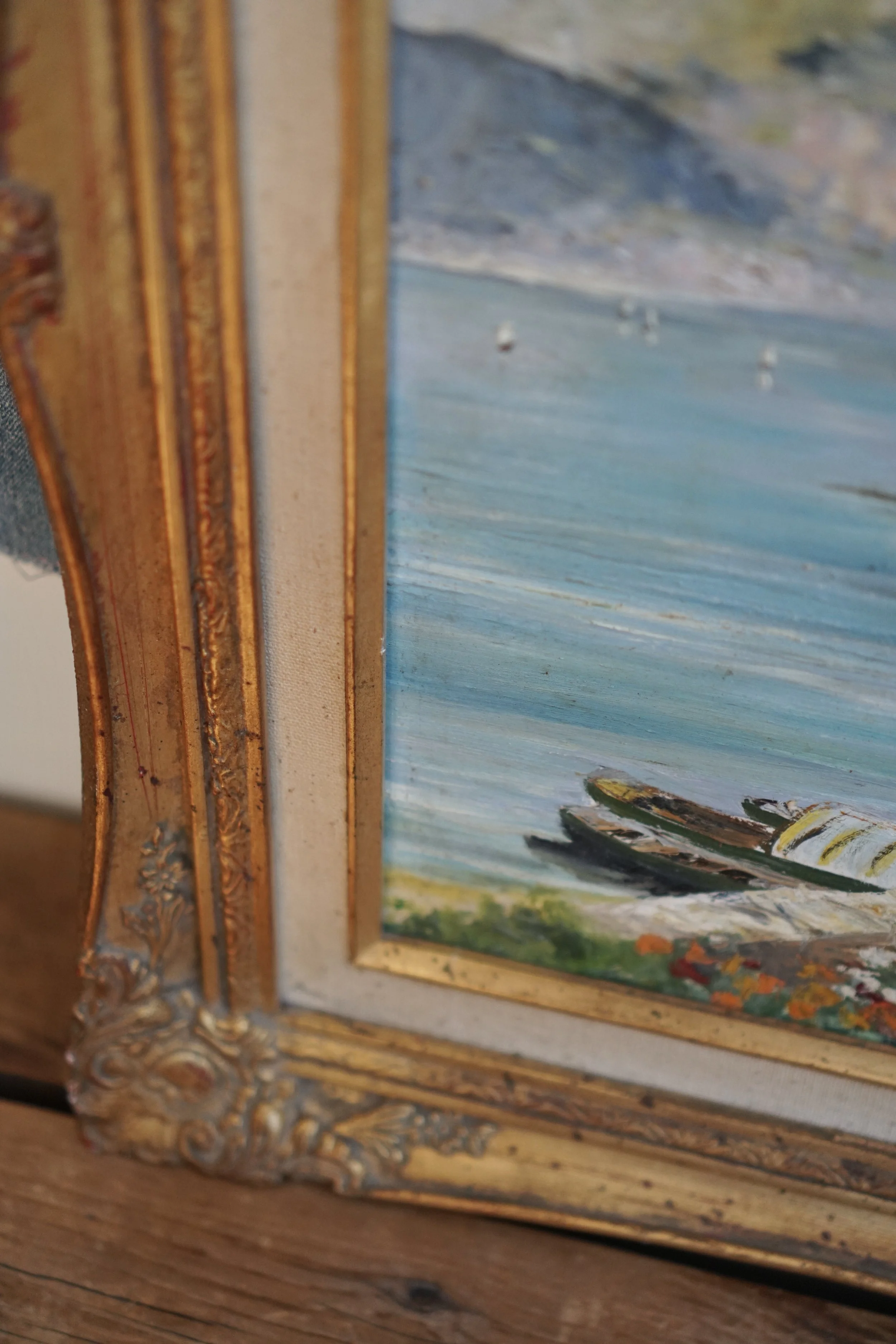 gold leaf wood frame