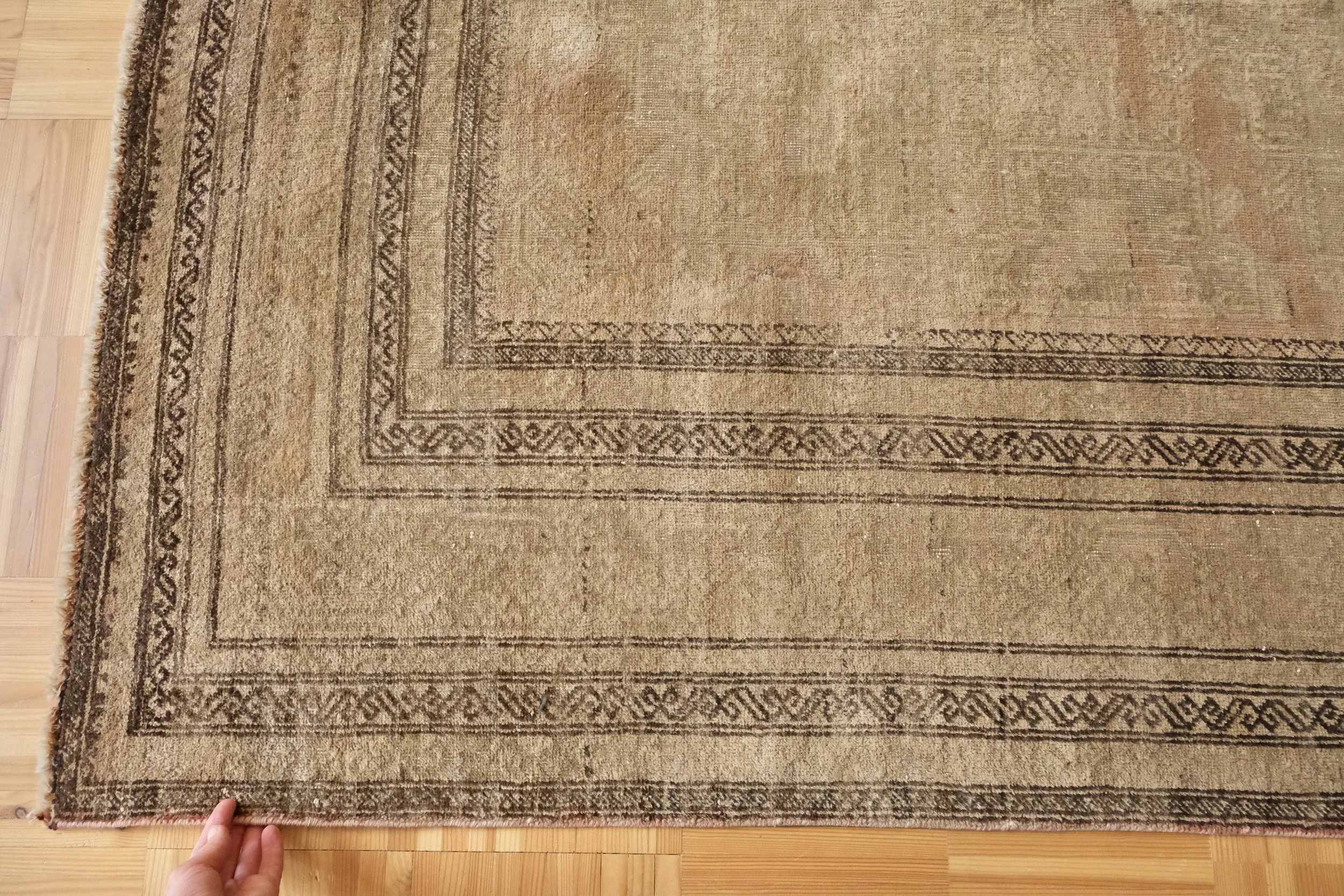 hand knotted wool