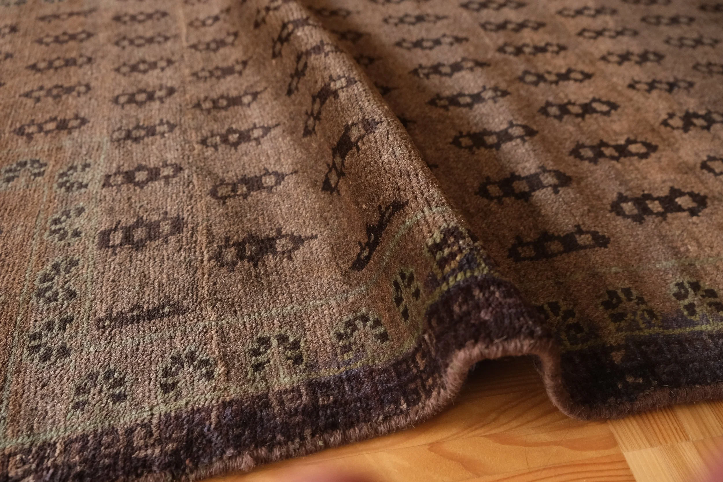 vintage rugs as doormats