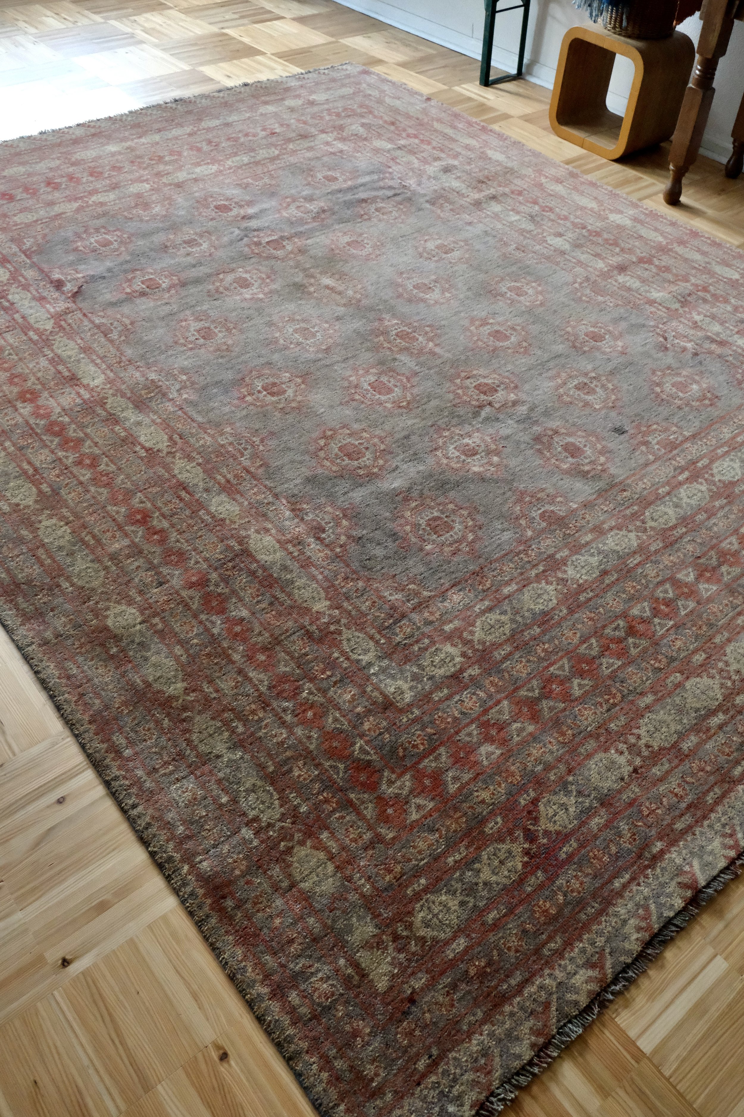 vintage Turkoman rug
