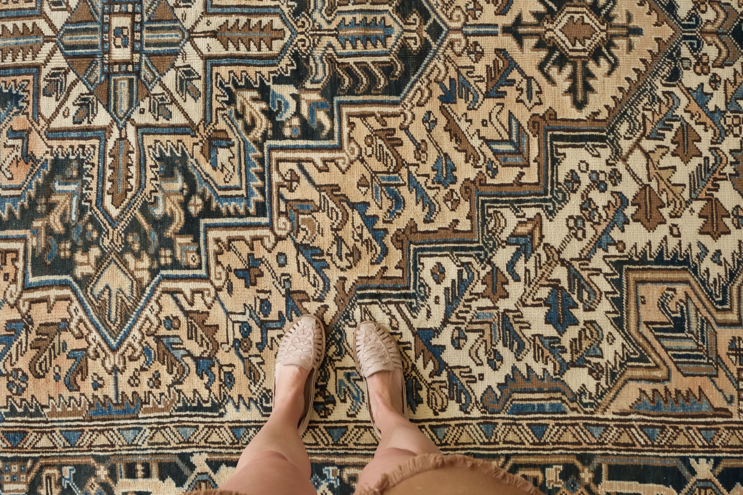 blue Persian rugs