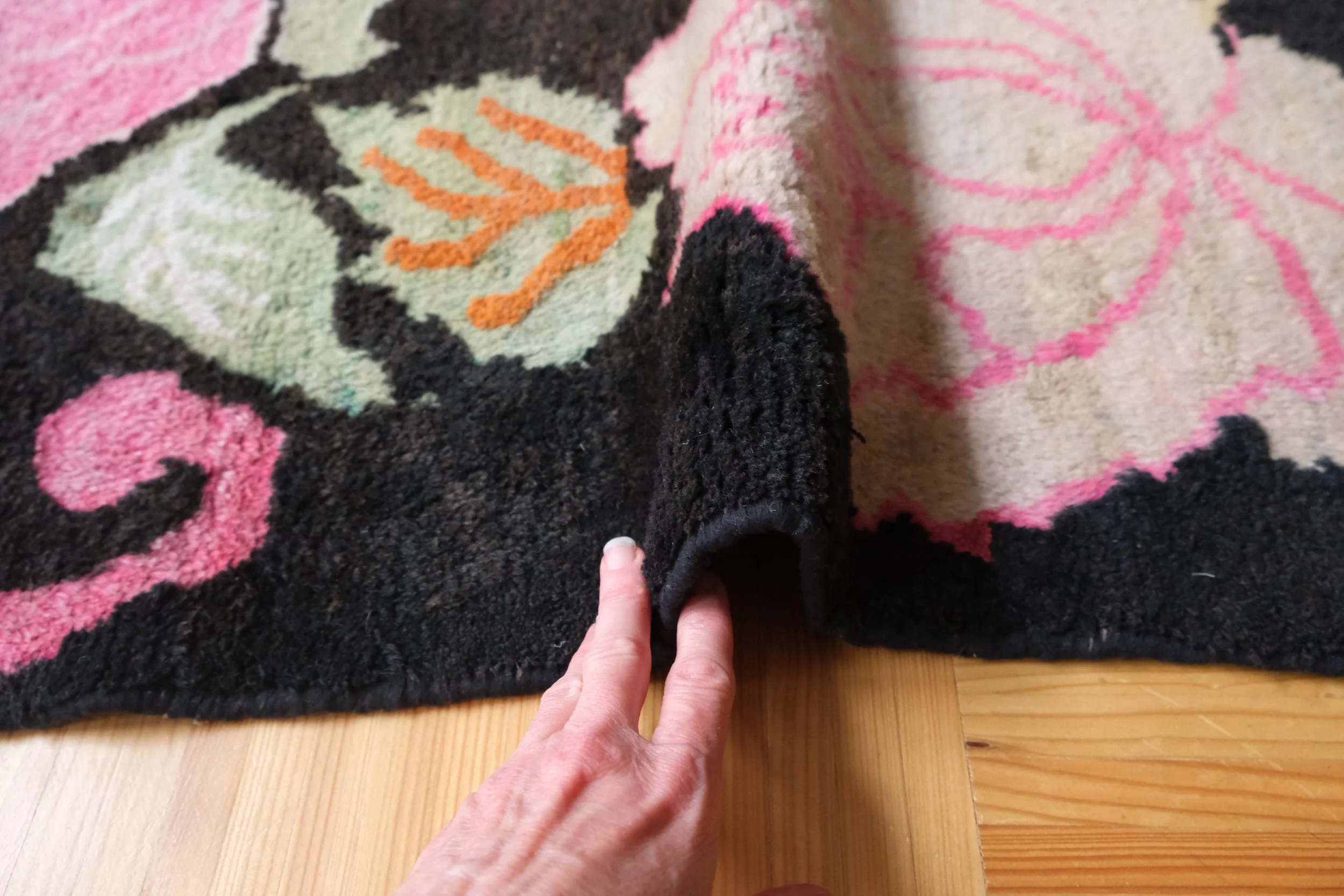 large flowers and roses