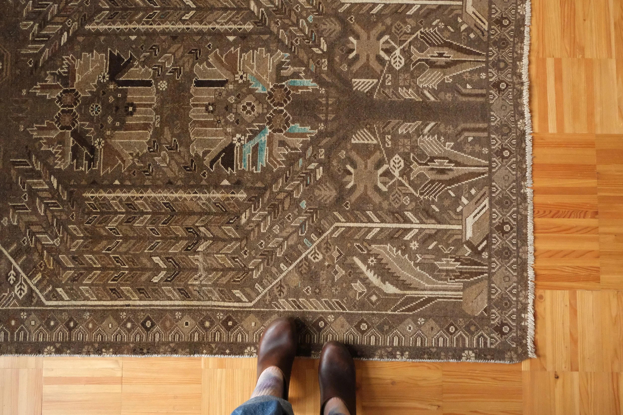 vintage Balouch rug, 5'8"x3'11"