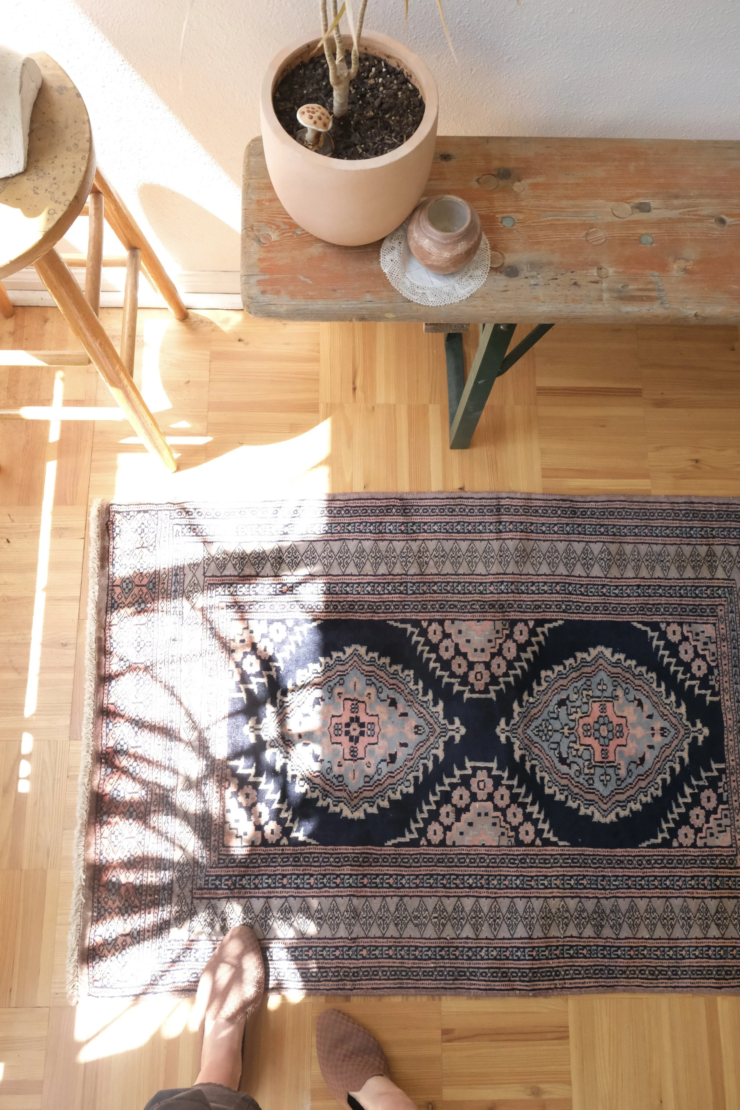 mid century art and styled homes