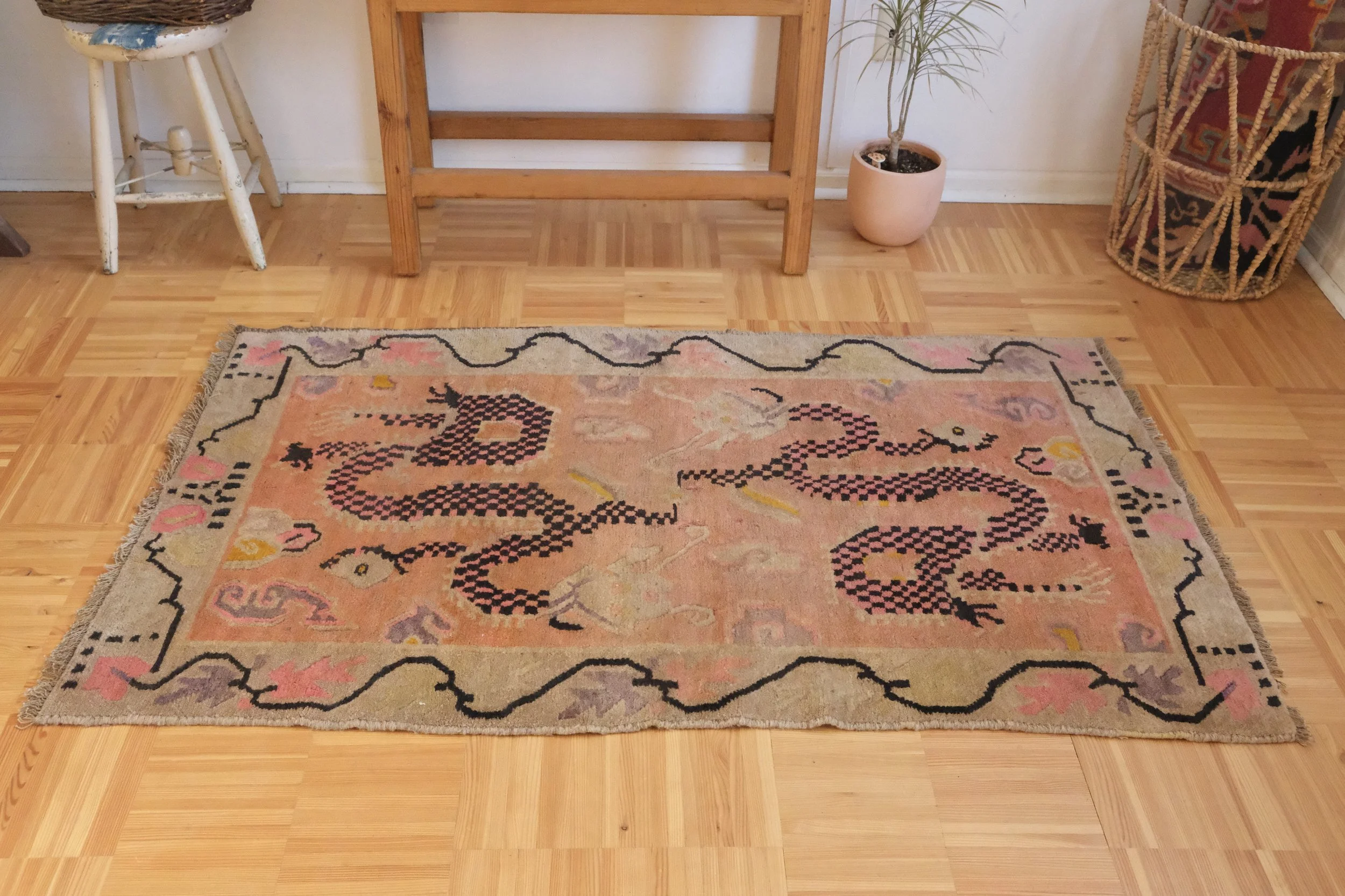 vintage Tibetan rugs