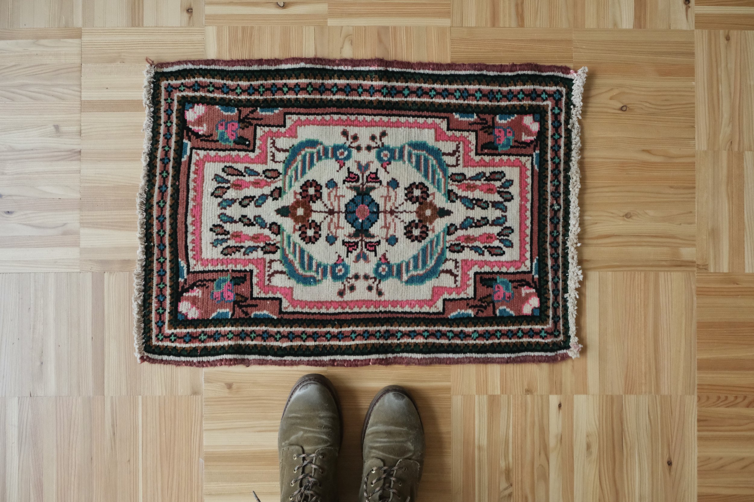 vintage tiny rugs