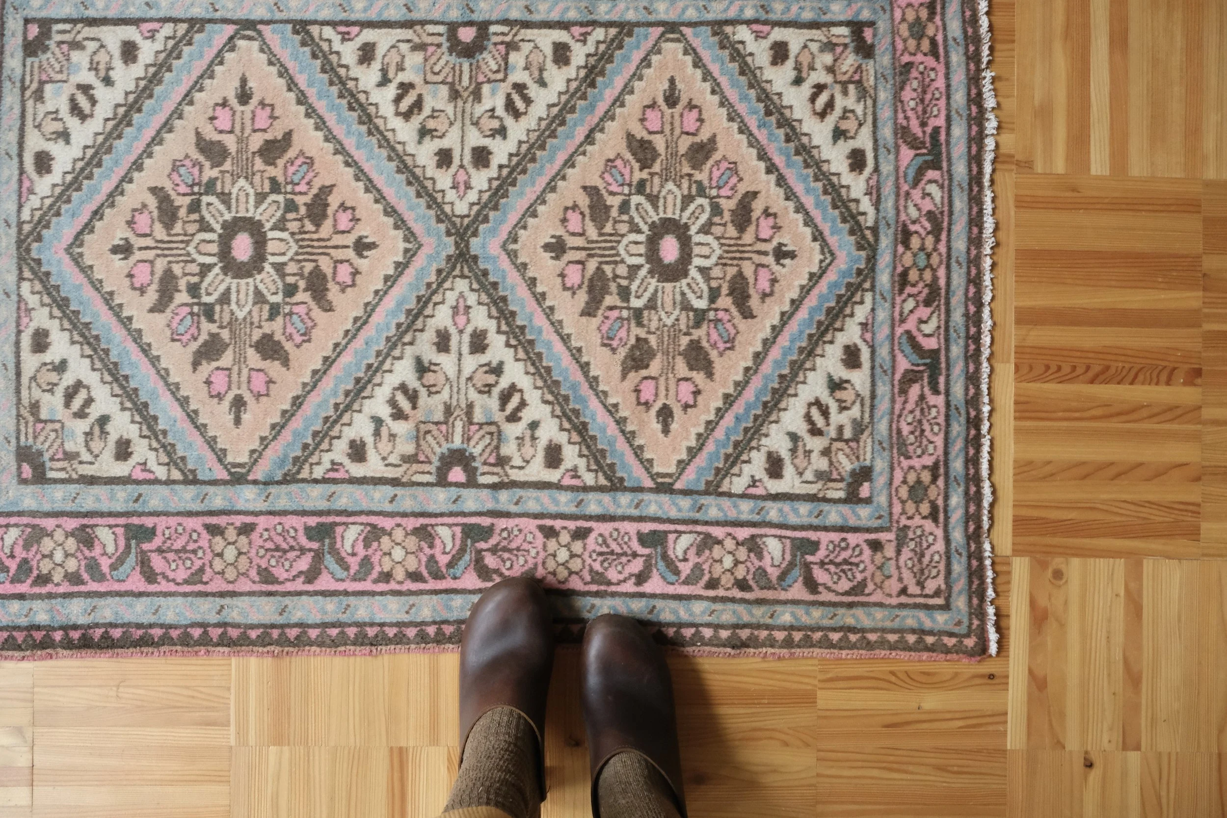 pastel colored rugs