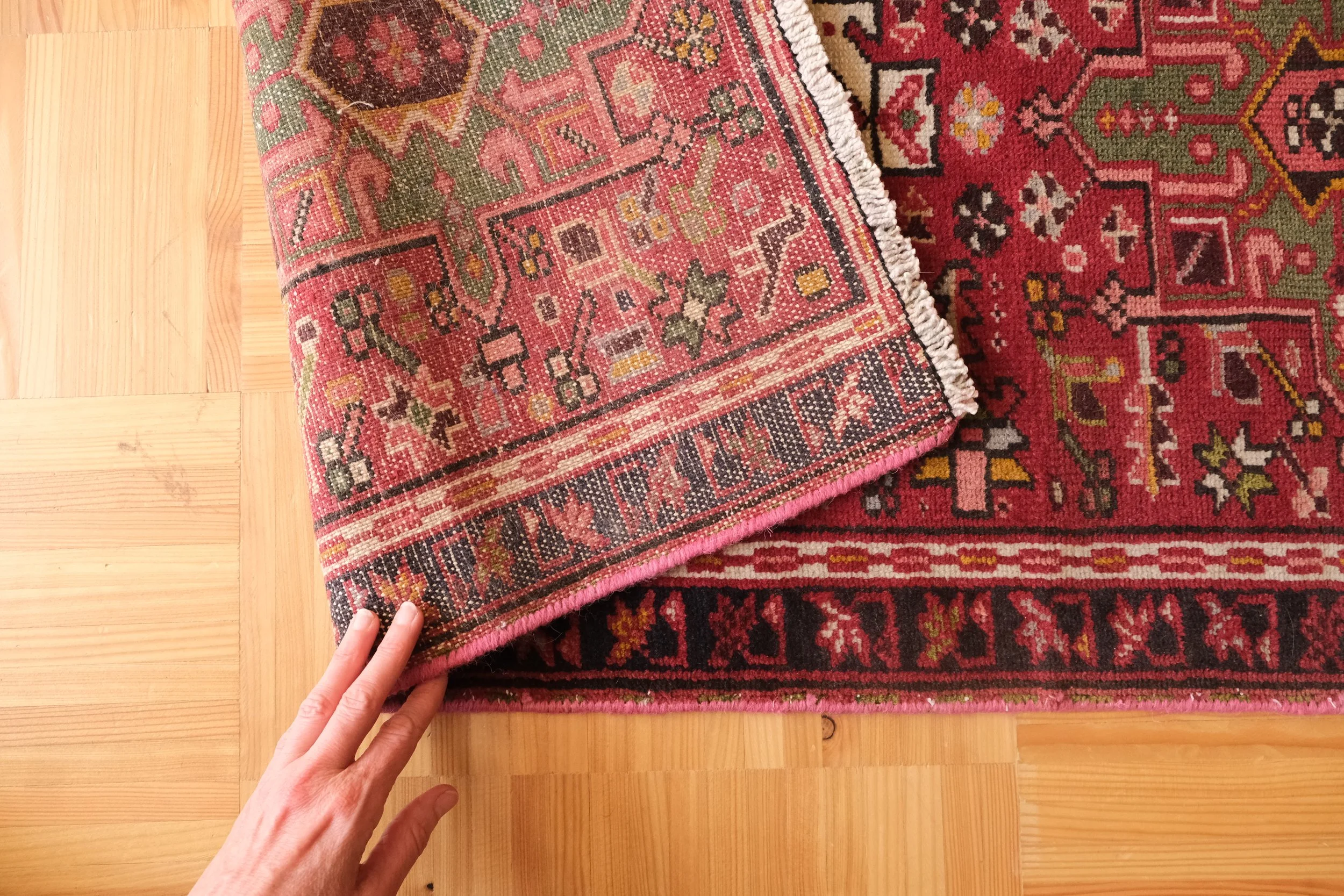 hand knotted wool rugs