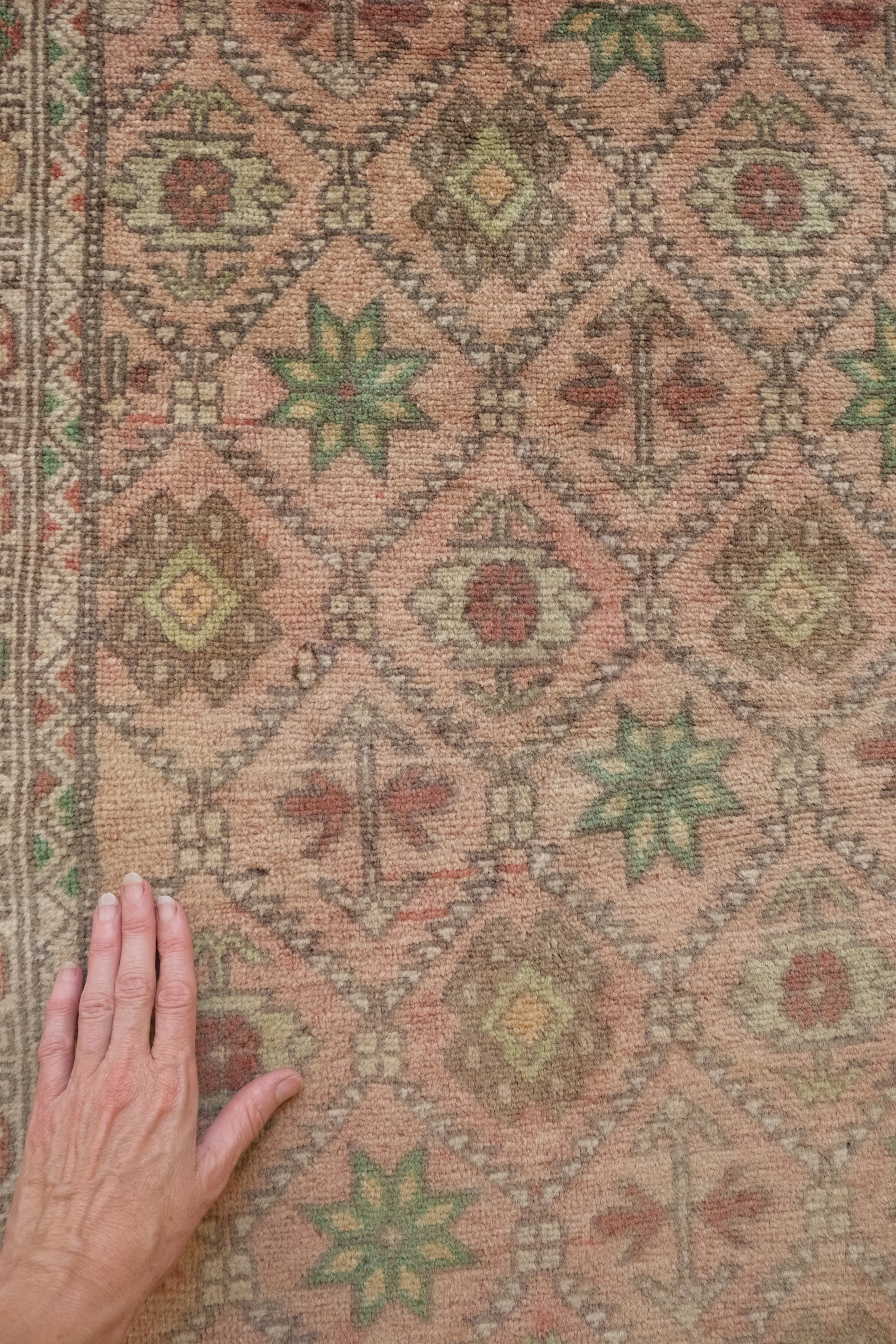 vintage rugs as doormats