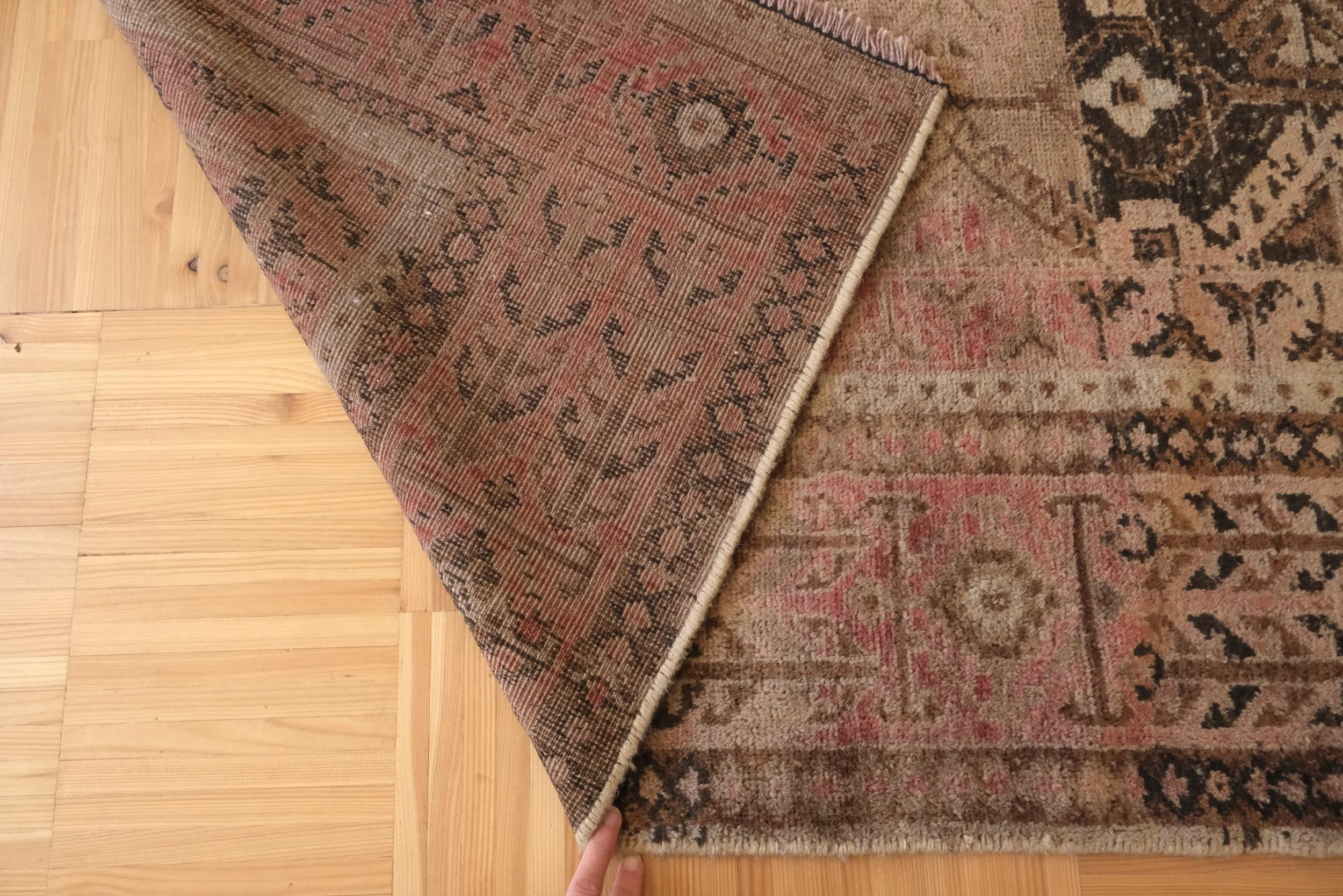 hand knotted wool