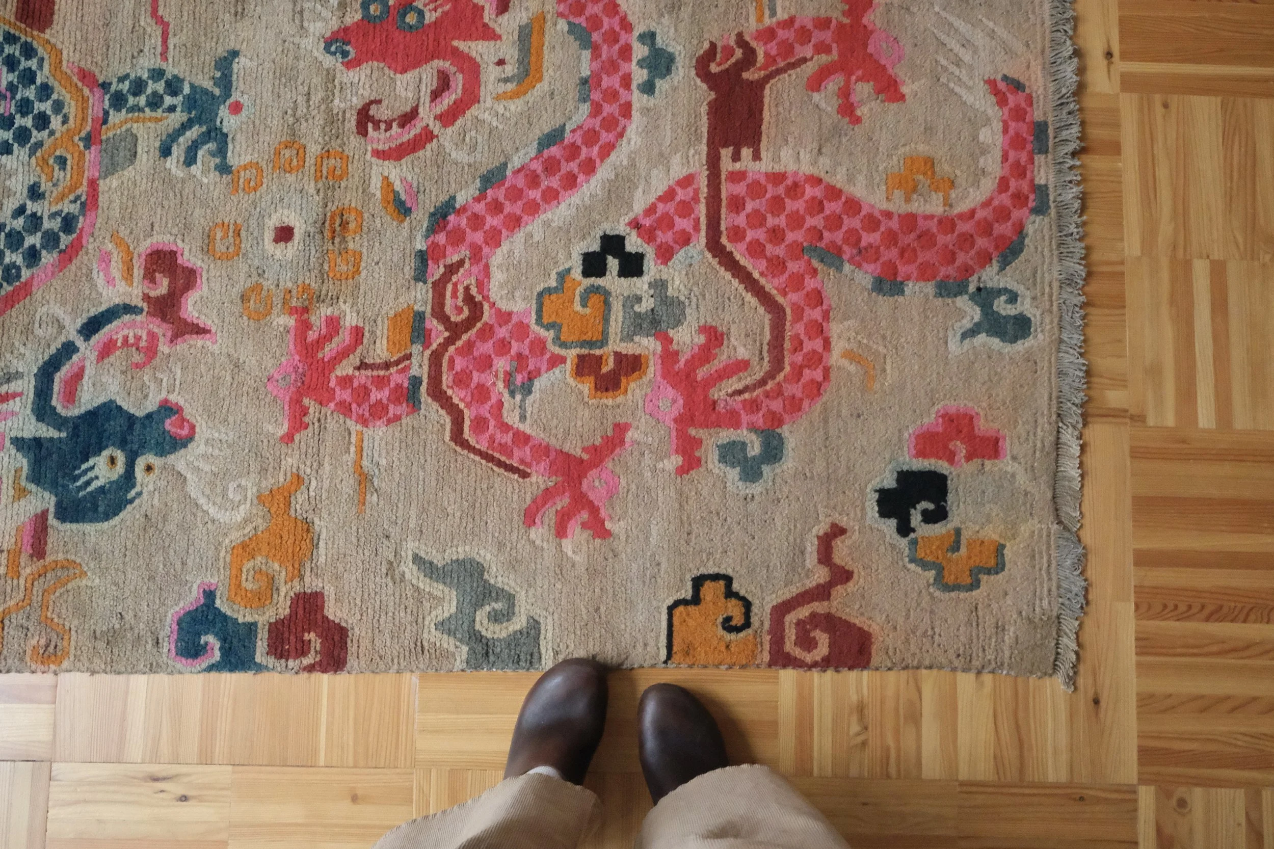 vintage Tibetan rugs