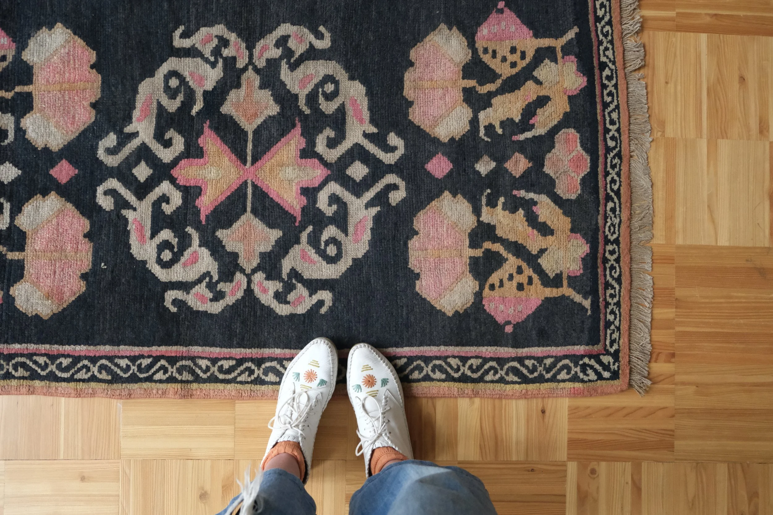 vintage Tibetan rugs
