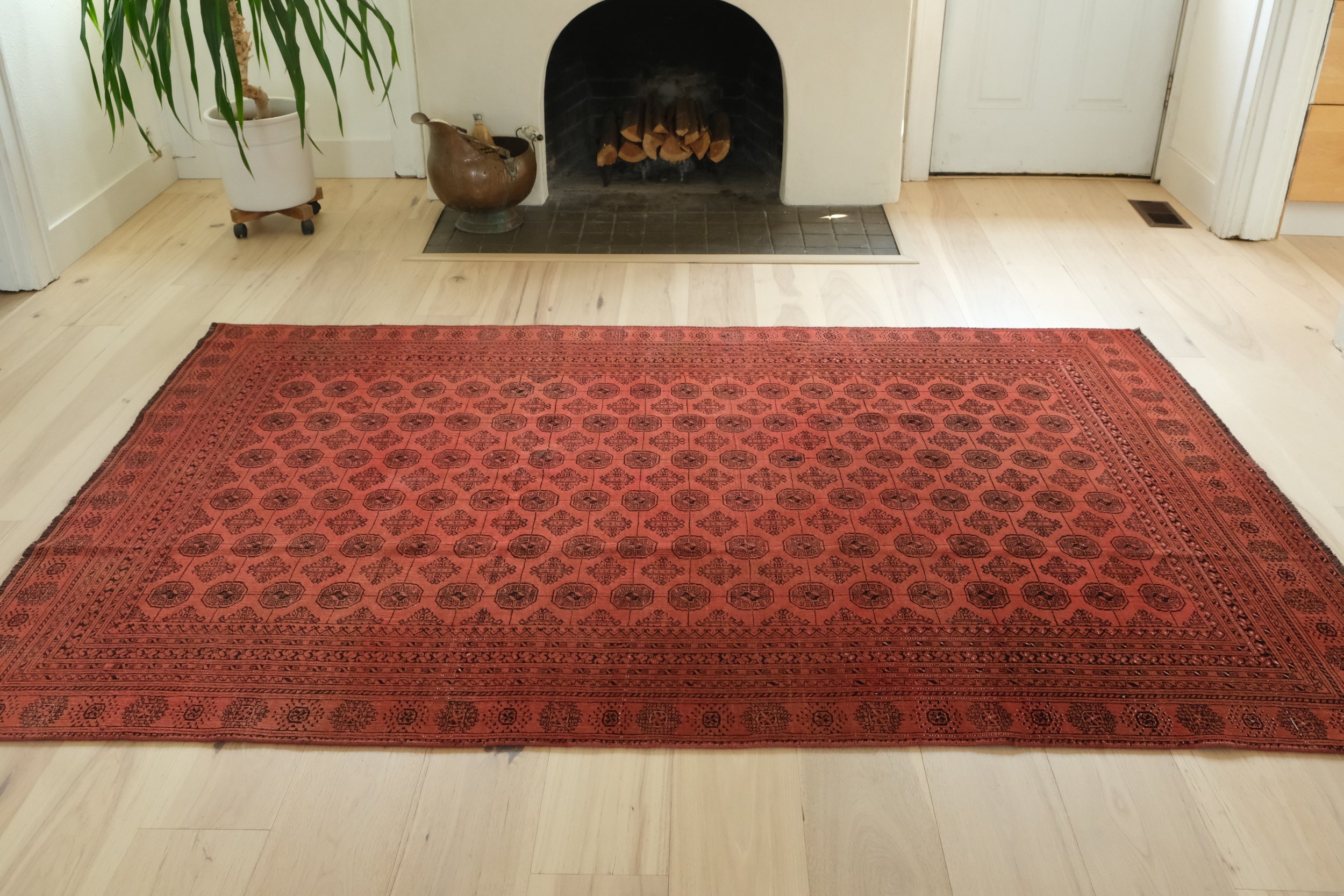 vintage Turkoman rug