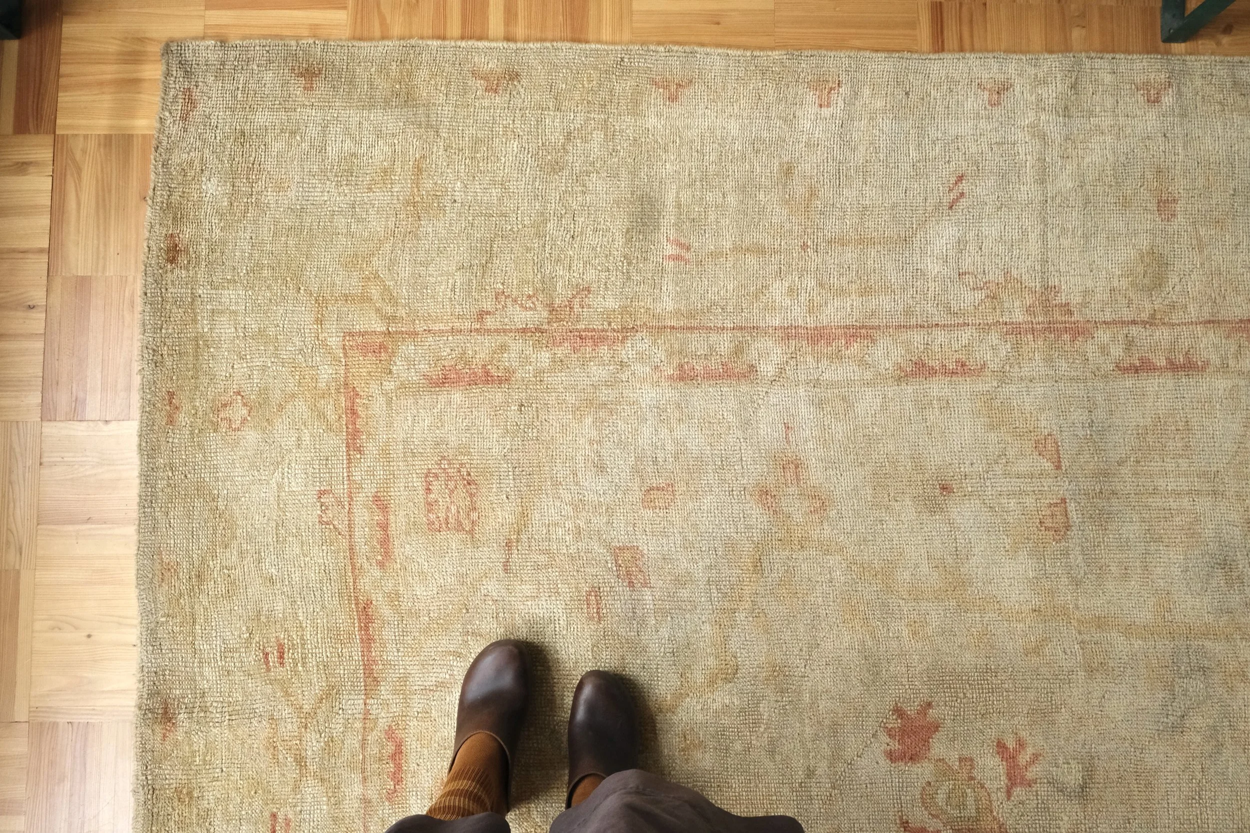 antique Turkish area rug, 15'4"x10'2"