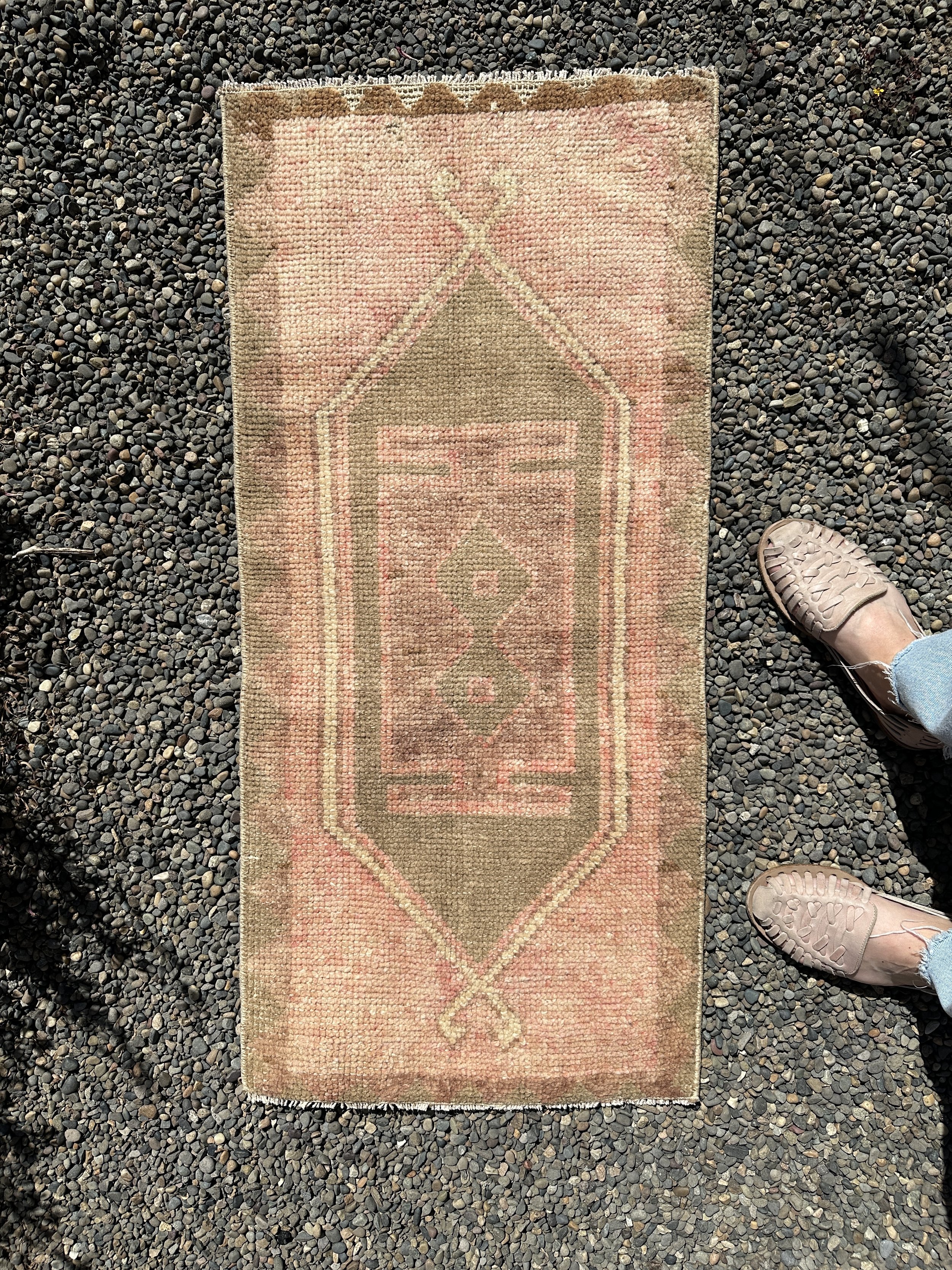 vintage mini rug