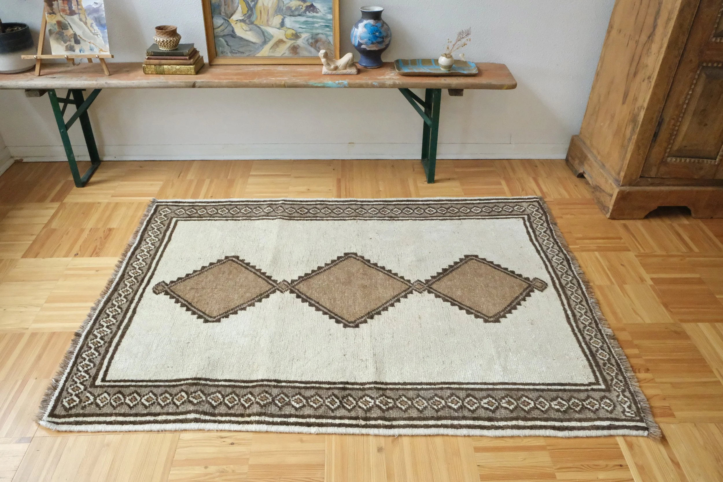 vintage Persian Shiraz rug