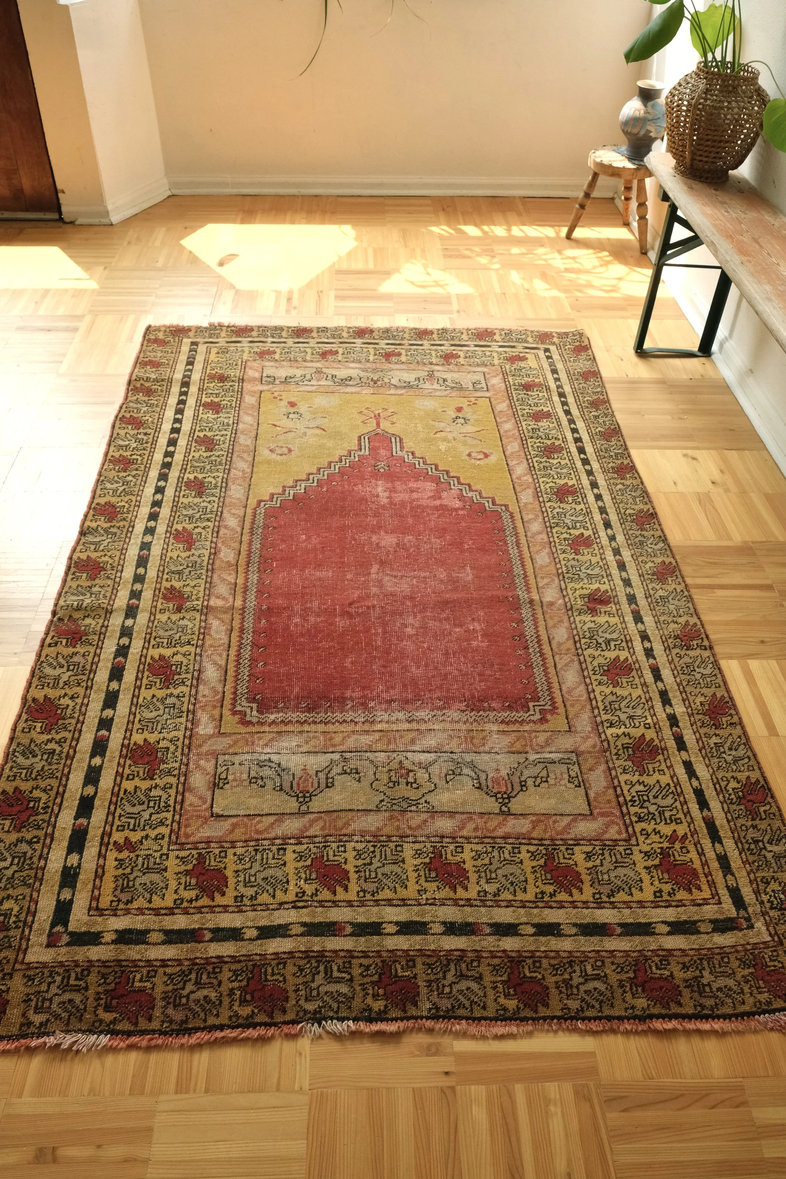 vintage red rugs