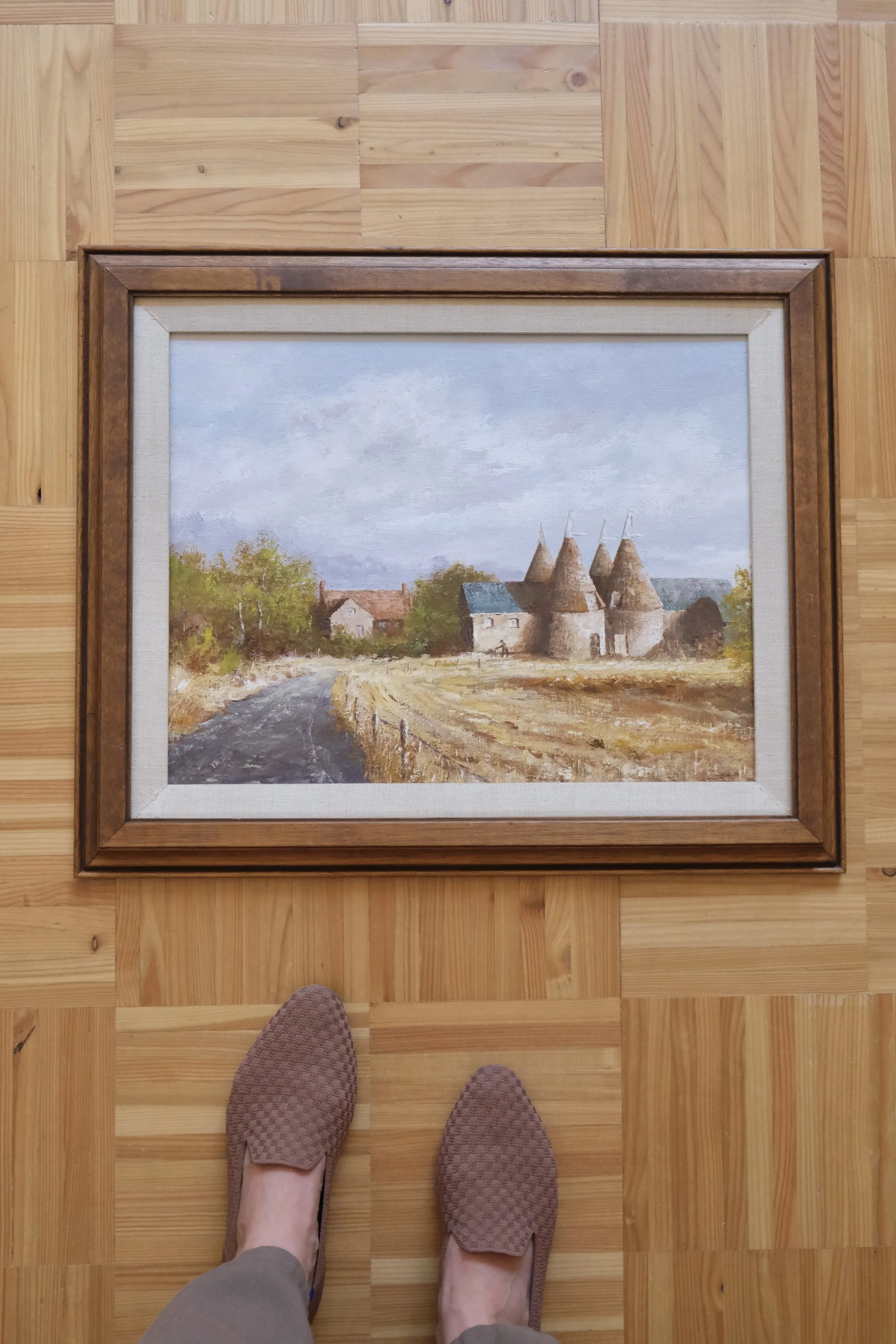 oasthouses oast house painting