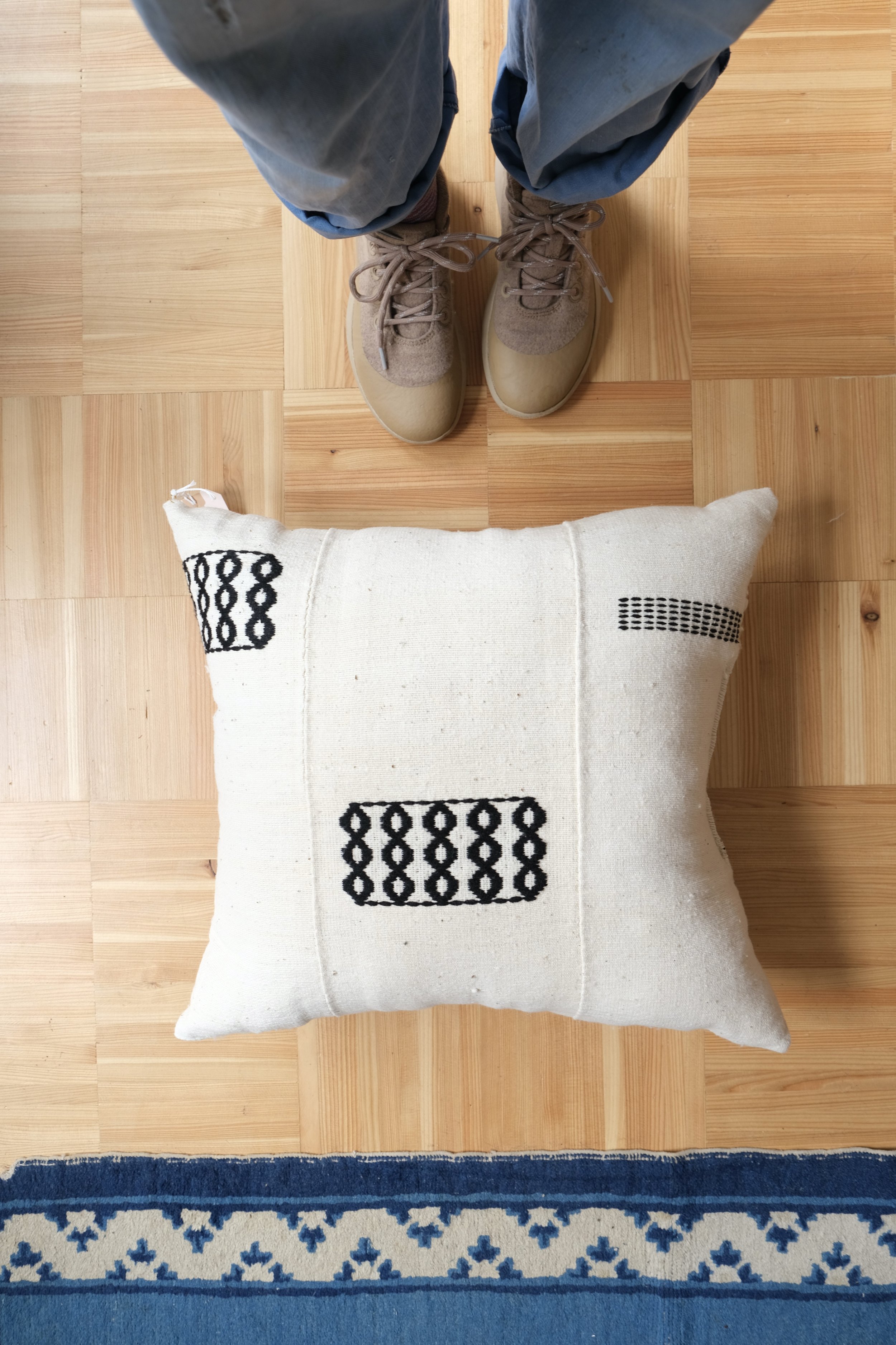 African mudcloth throw pillows