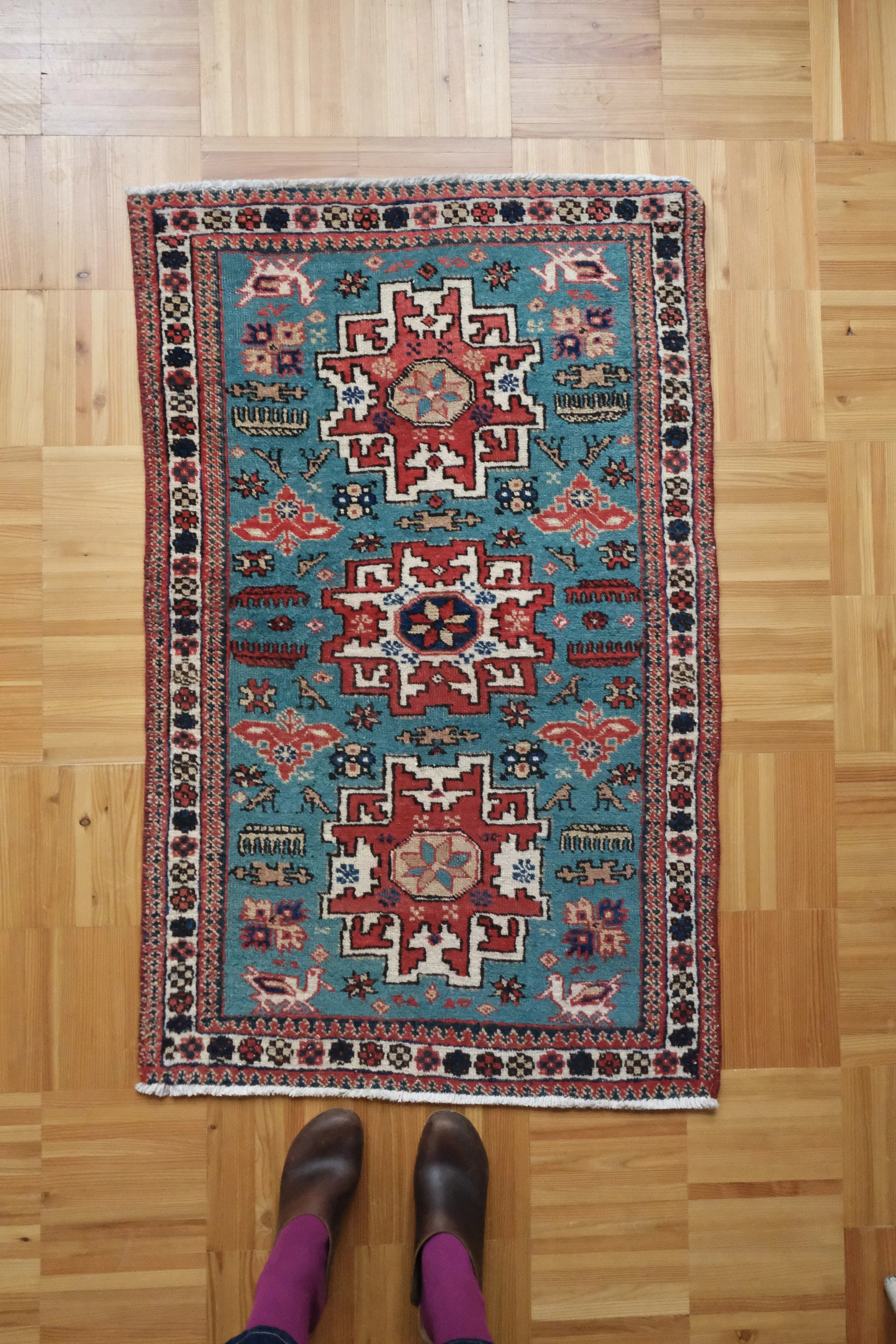 vintage Caucasian rugs