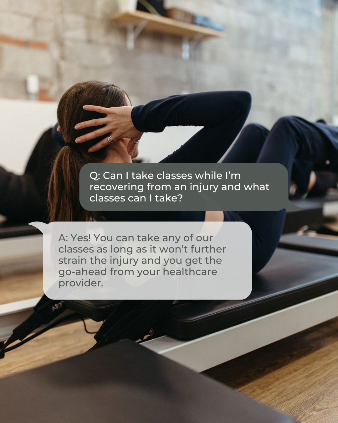 Working out while recovering from an injury