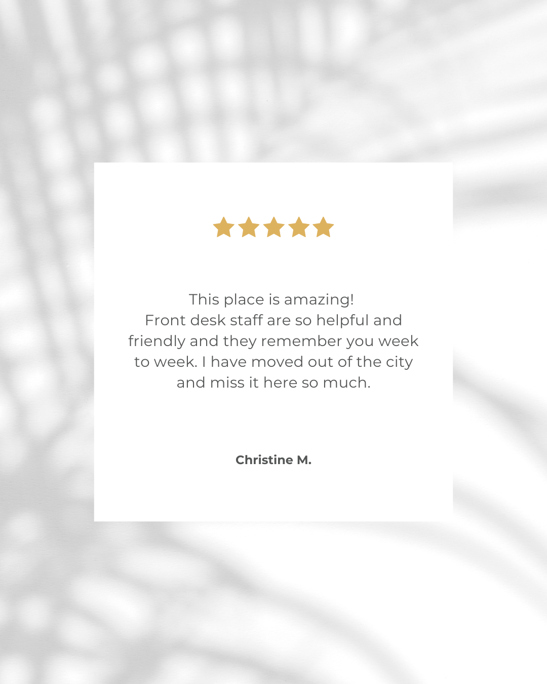 Leave us a review