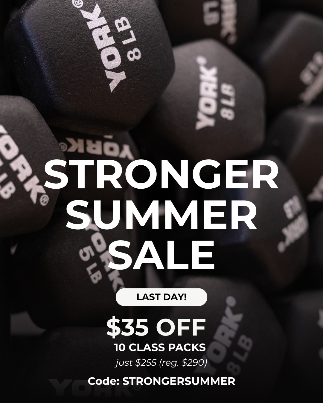Sale ends tonight!