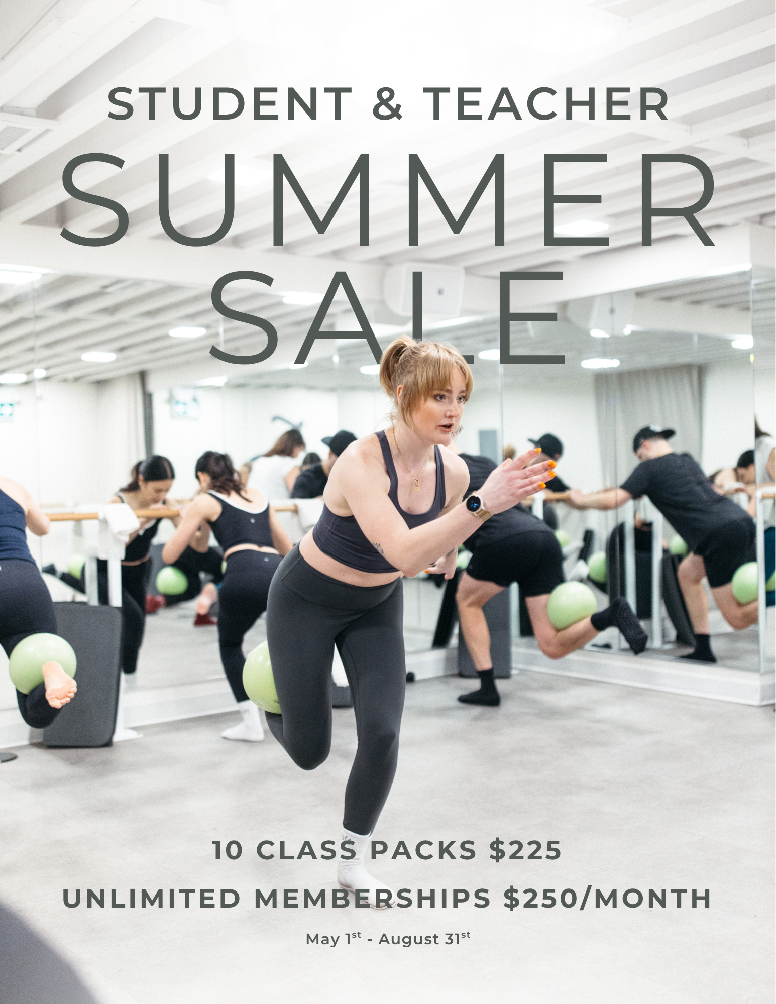 Summer is here. Keep showing up for yourself with Loft’s exclusive student &amp; teacher pricing 