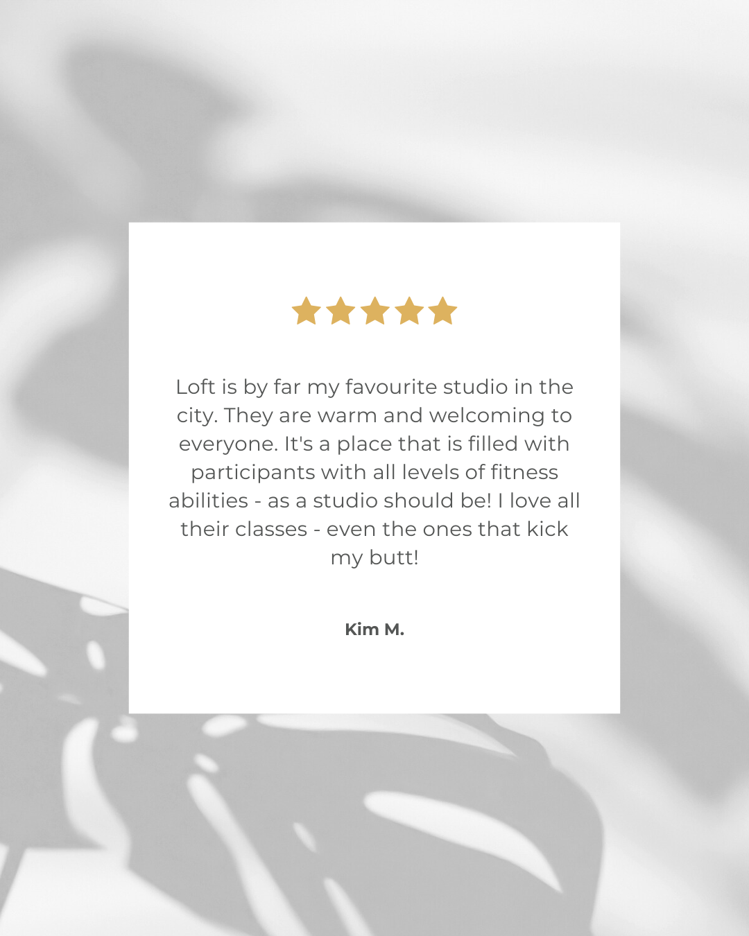 Leave us a review!