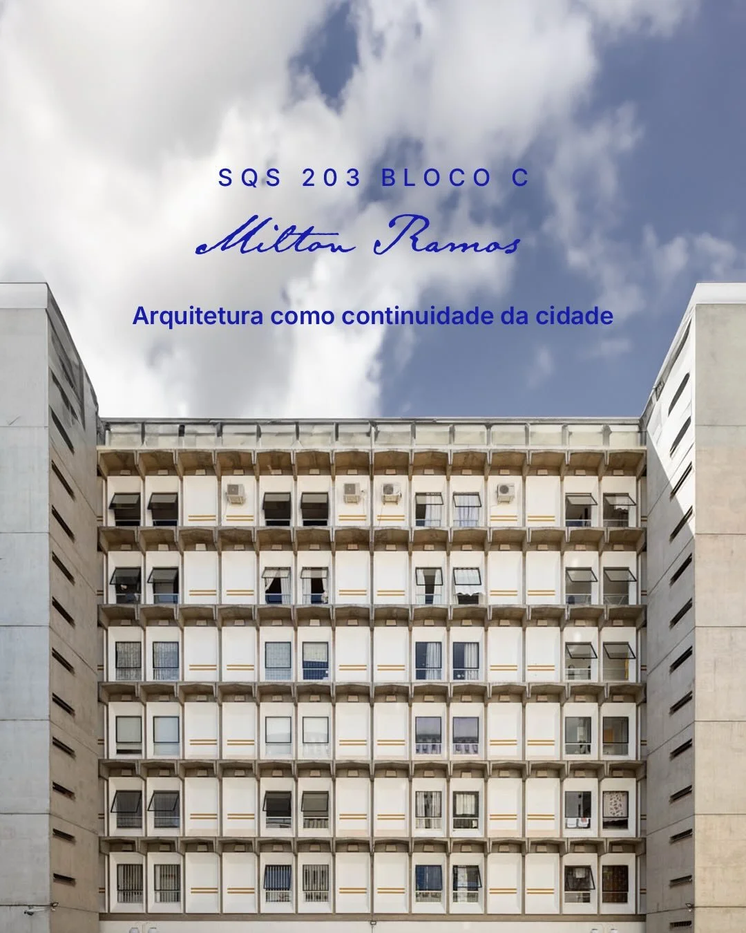 Milton Ramos integra a gera&ccedil;&atilde;o de arquitetos que ajudou a consolidar a arquitetura de Bras&iacute;lia para al&eacute;m de seu gesto inaugural. Sua obra se constr&oacute;i com rigor, clareza e profundo respeito pela cidade, valorizando a