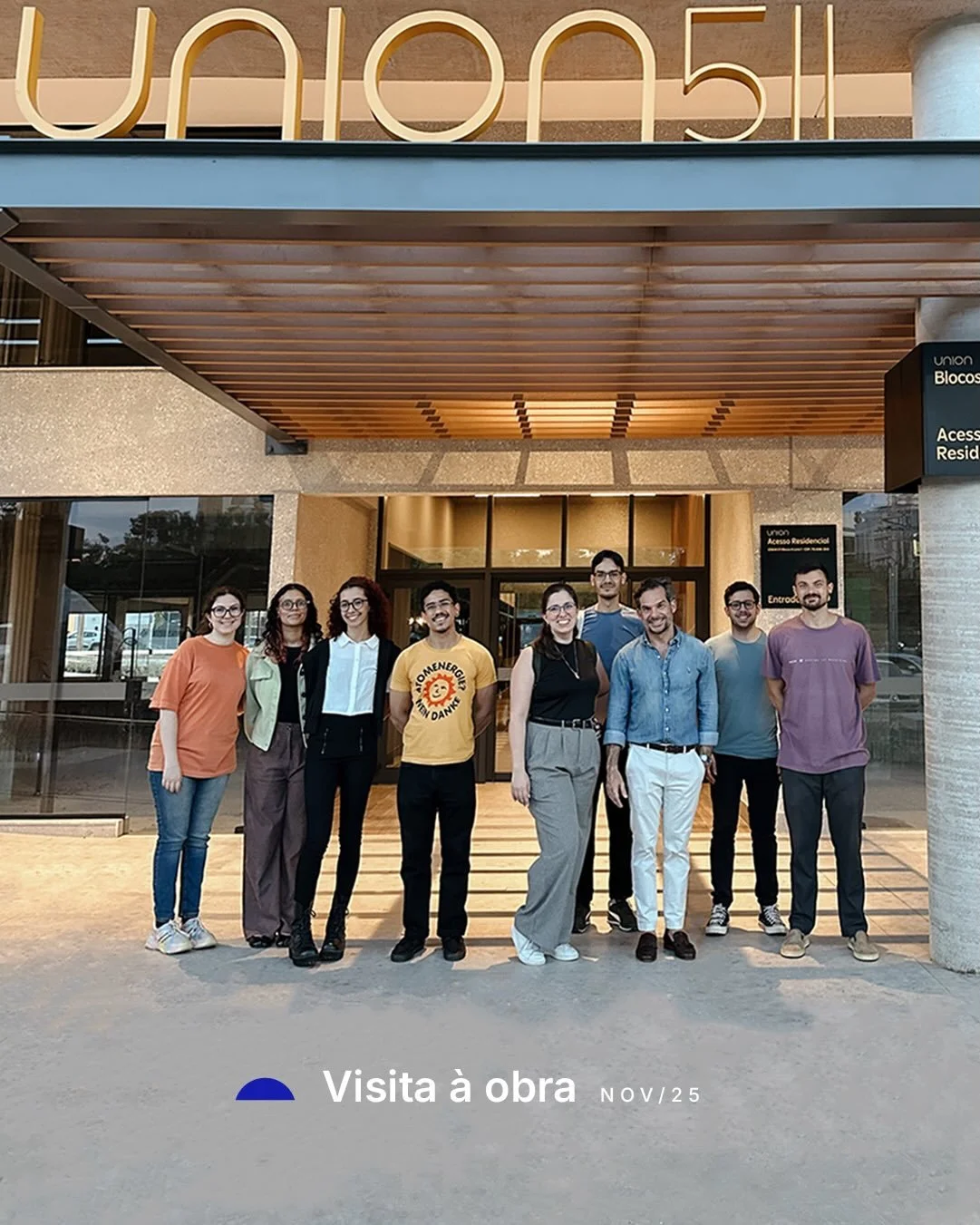 Realizamos uma visita t&eacute;cnica ao Union 511, desenvolvido para a @apexoficial e a @jarjour_empreendimentos, para acompanhar os &uacute;ltimos detalhes do projeto. O alinhamento cont&iacute;nuo com as construtoras parceiras garante que a est&eac
