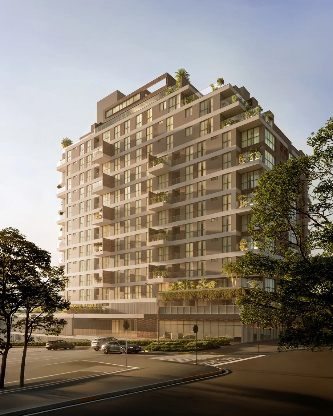 O empreendimento Edif&iacute;cio Ouro Branco VII desponta como um gesto arquitet&ocirc;nico que equilibra a densidade urbana de &Aacute;guas Claras e a qualidade de vida. A volumetria &eacute; desenhada a partir de planos horizontais bem definidos, e
