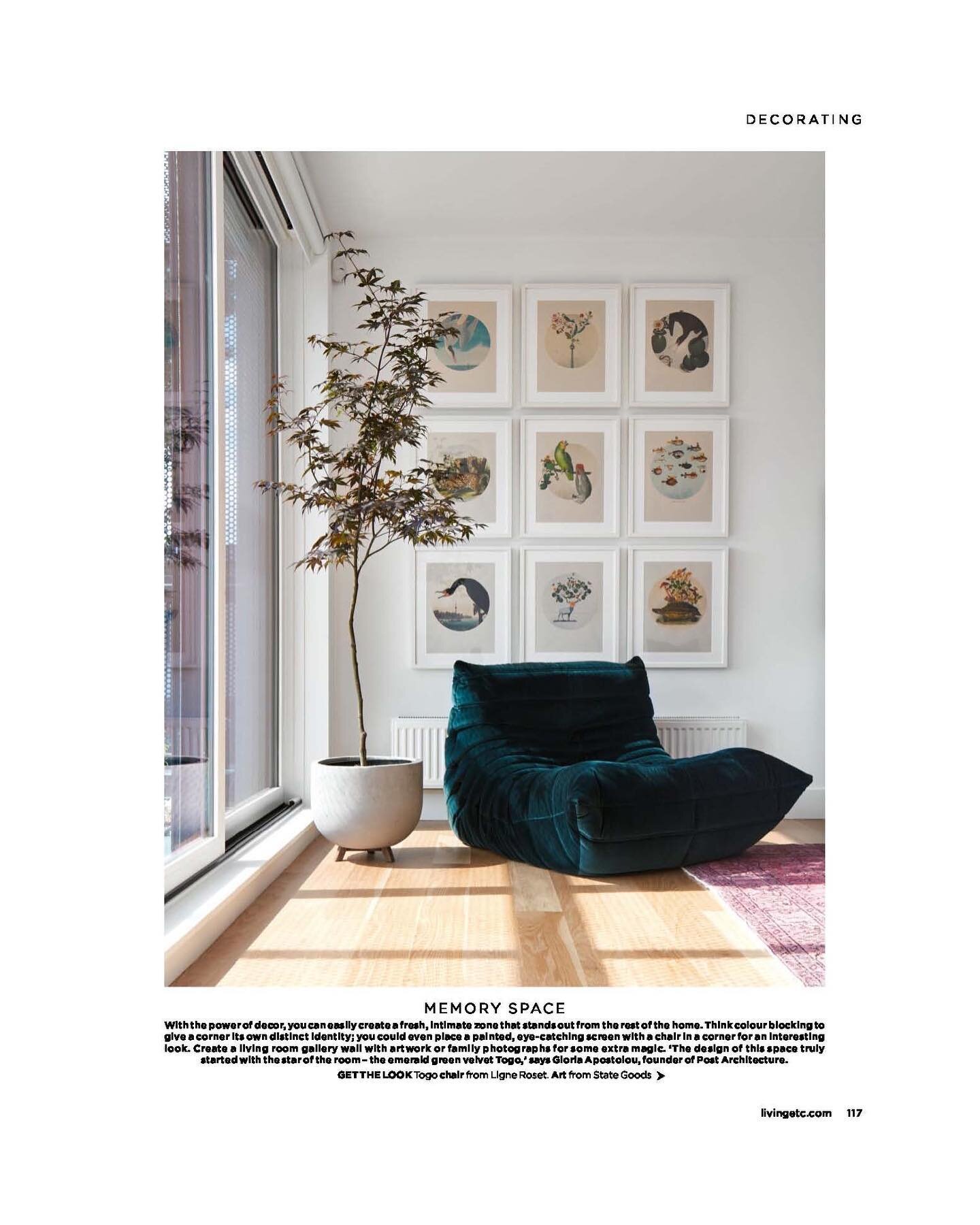 Nice to see one of our projects in the latest Living Etc issue, in an article featuring unused corners of the home that can be transformed into beautiful spaces.