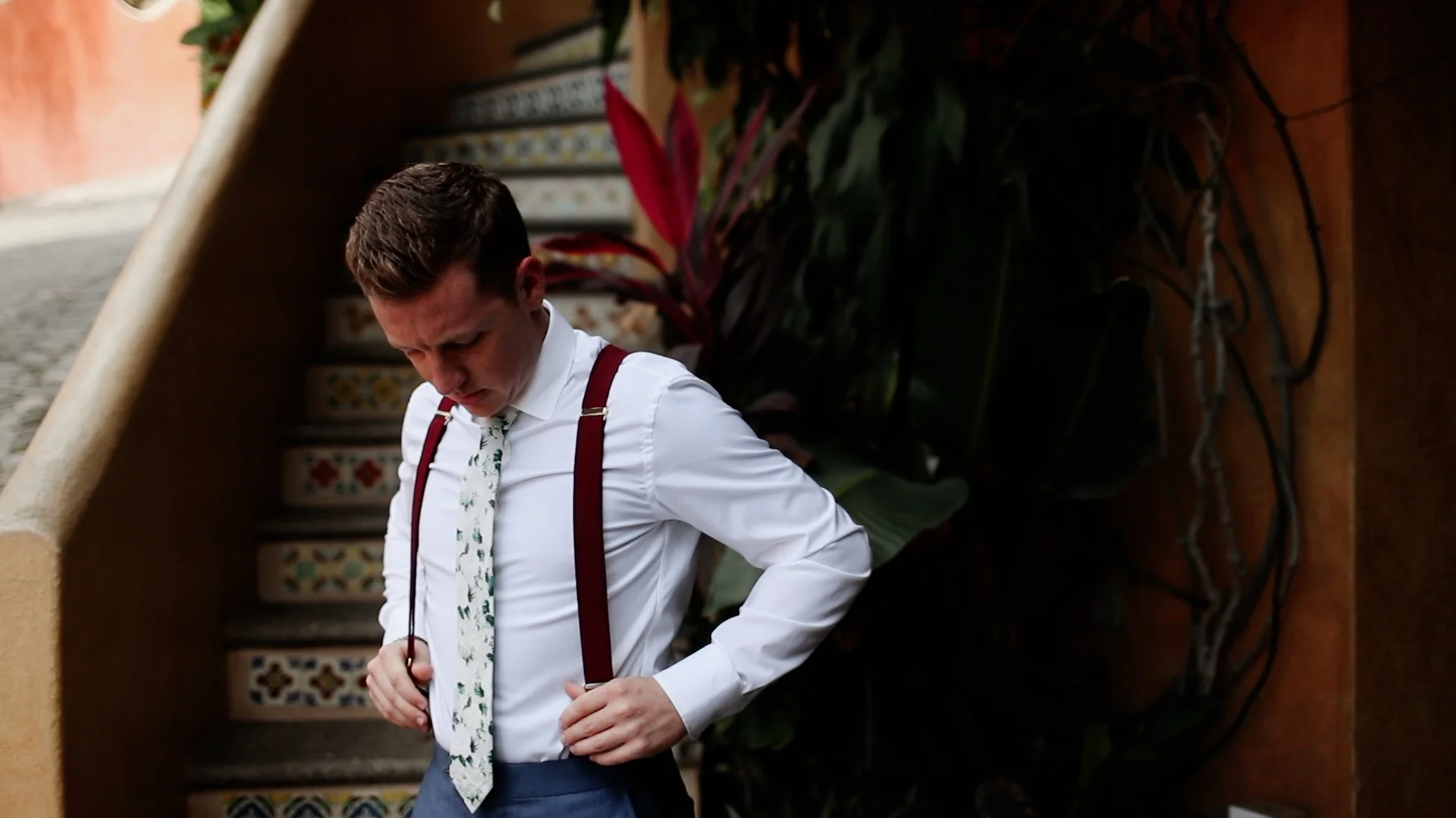Groom Getting Ready Sayulita Mexico Airbnb Destination Wedding