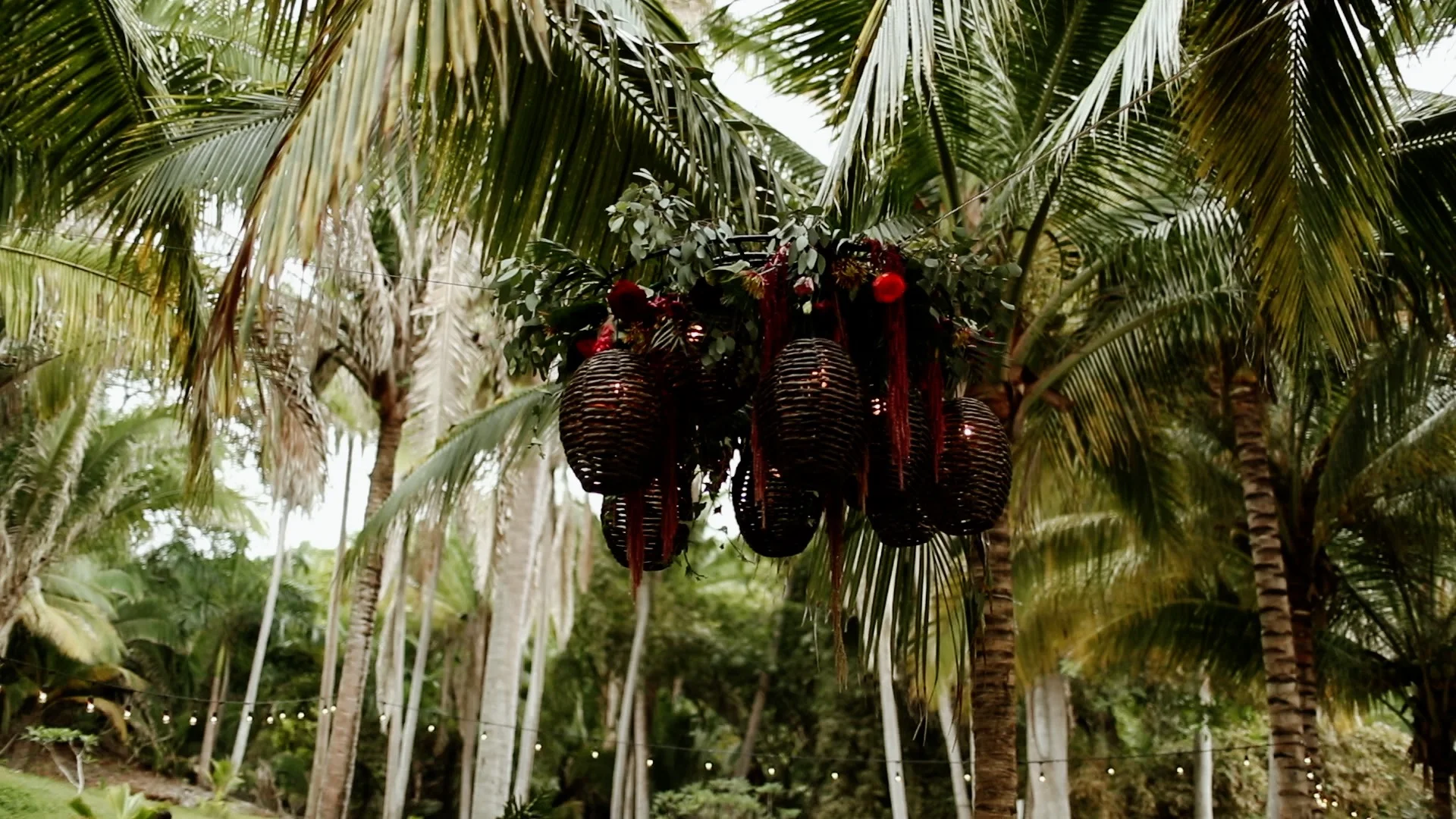 Boho Reception Details Sayulita Mexico Wedding Teitiare Estate