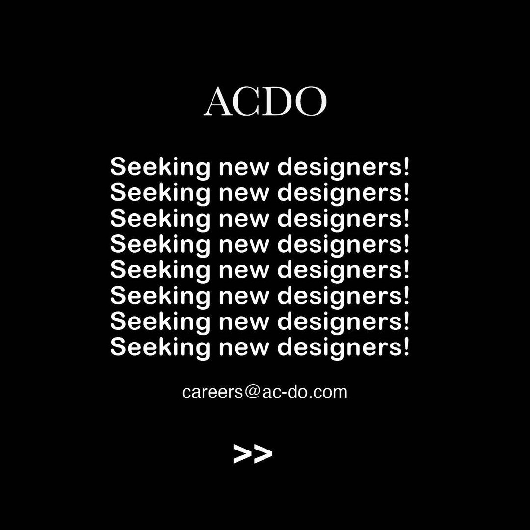 We are growing! Swipe the post for details. 

_________
#acdo #interiordesignjobs #toronto