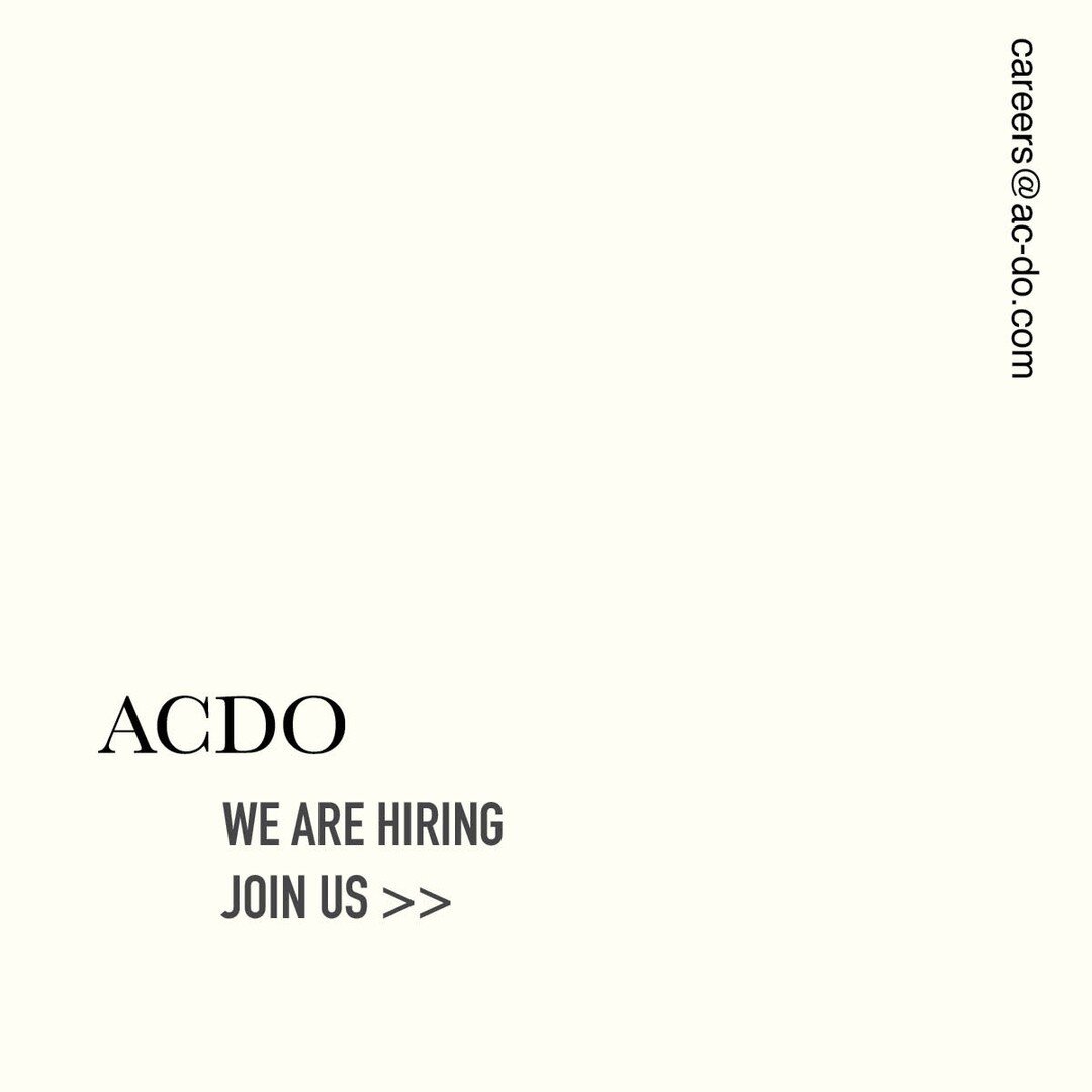 We are hiring! Swipe the post for details. 

_________
#acdo #interiordesignjobs #toronto