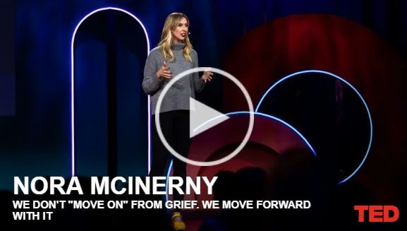 We don't "move on" from grief. We move forward with it.