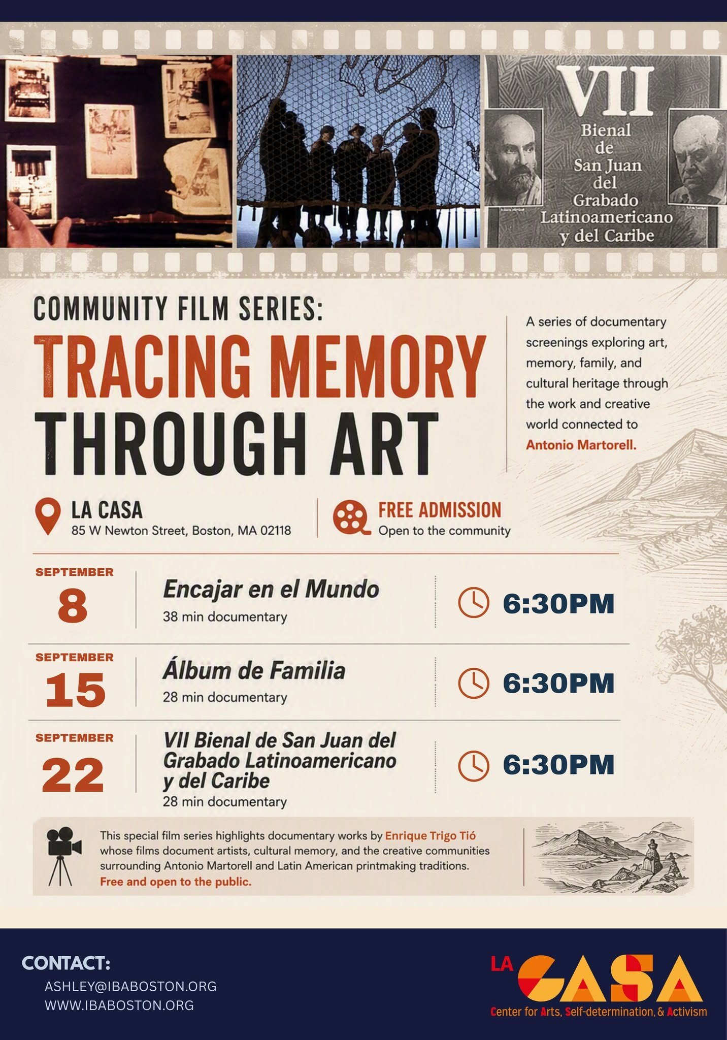 Community Film Series: Tracing Memory Through Art
