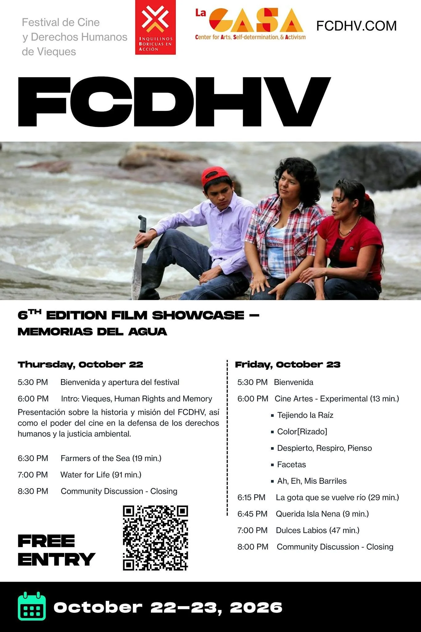 Memorias del Agua: Vieques Film &amp; Human Rights Festival Showcase