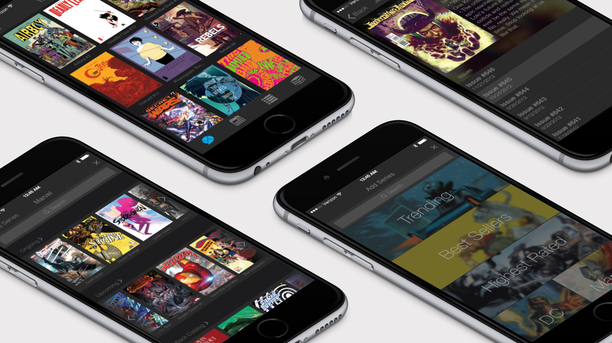 Longbox App Design