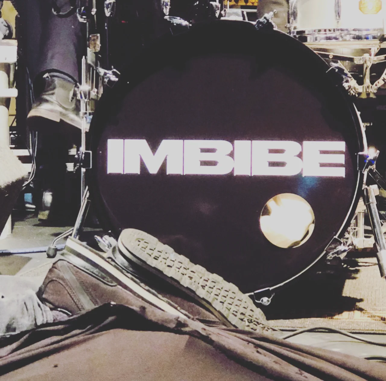 Our first drum signage. We've made it.
