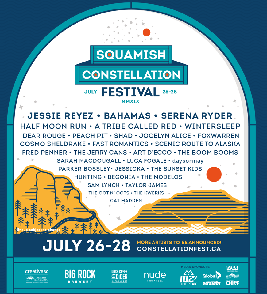 Festival Preview: Squamish Constellation Festival's Debut Lineup Announced